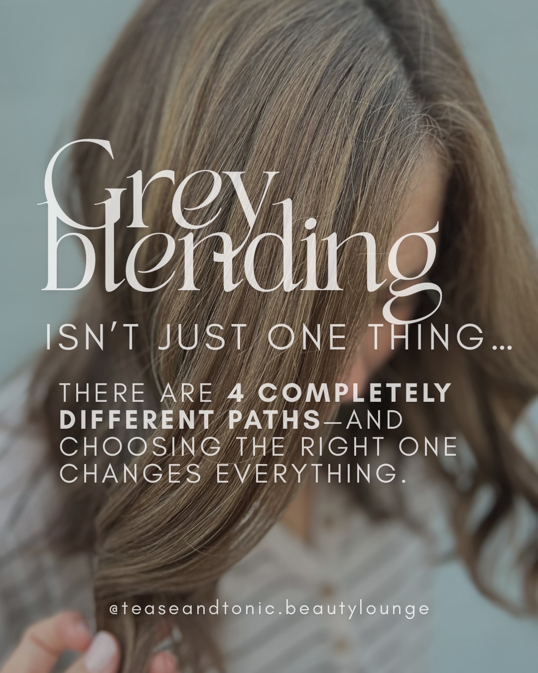 There isn’t one way to “go grey.”
Some women want to stay brunette forever. Some want softer grow-out. Some are curious what embracing more of their natural silver could look like. Others are ready for a full transformation.
None of those choices are better than the others.
The best plan is the one that fits your hair, your lifestyle, and how much maintenance you actually want.
If you’ve been wondering what your options are, send me PLAN and I’d be happy to point you in the right direction.