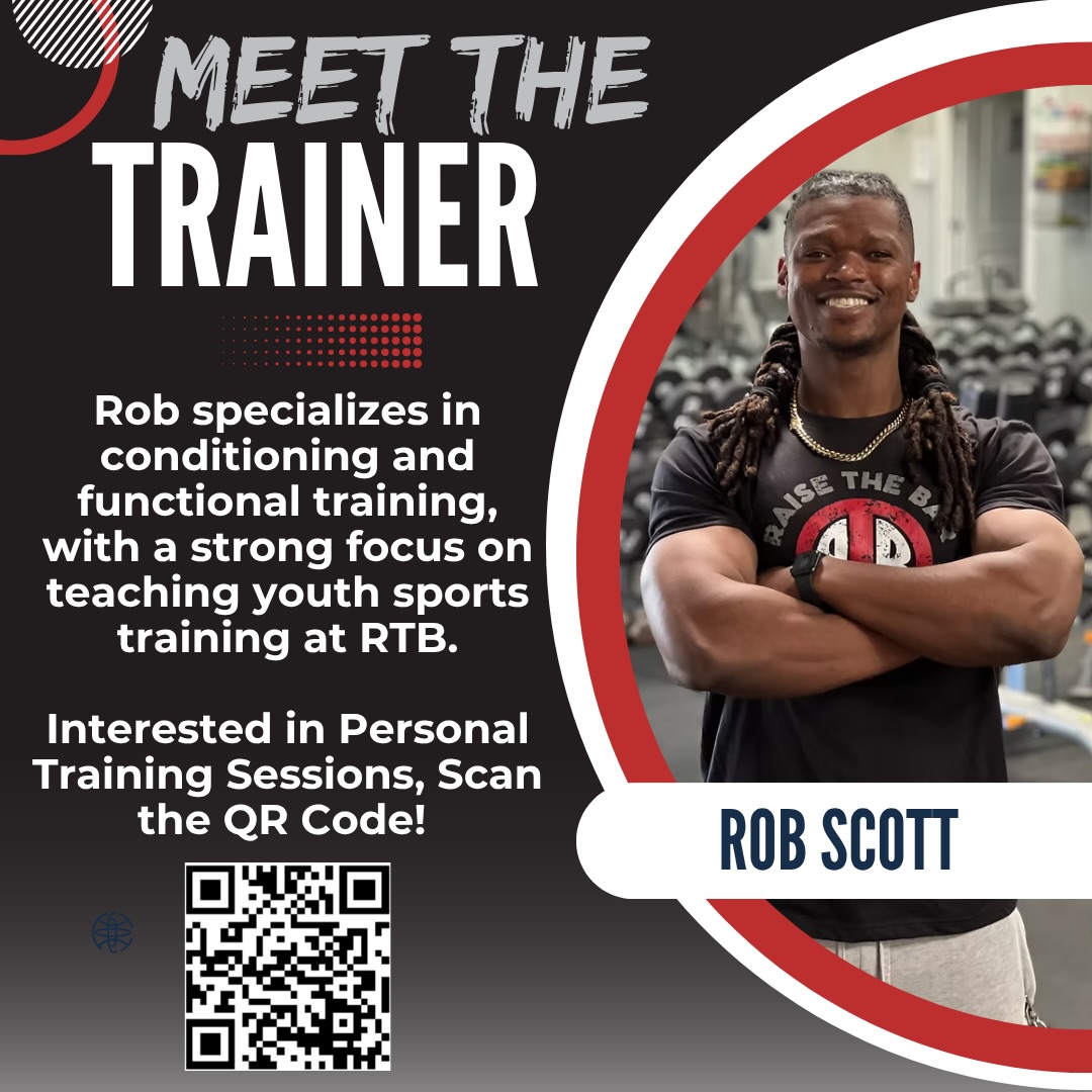 🔥 Friday Trainer Highlight: Meet Rob Scott
This week we’re highlighting Coach Rob Scott—one of the incredible trainers helping our athletes and members become stronger, faster, and more confident.
Rob specializes in functional training and athletic conditioning, and he’s the lead coach for our Youth Performance Program, where he helps young athletes develop:
💪 Strength
⚡ Speed & Agility
🧠 Mental Toughness
🏆 Confidence On and Off the Field
Rob is also leading our new XAMP (Xtreme Athlete Mental Performance) program, combining physical performance with mindset training to help athletes unlock their full potential.
Whether you’re looking to help your child gain an edge in sports or simply want them to build healthy habits that last a lifetime, Coach Rob is committed to helping every athlete succeed.
If you see Rob around the gym this week, be sure to say hello! 👊
Interested in Youth Performance or XAMP?
📲 Stop by the front desk or scan the QR code to learn more.
#RaiseTheBARFitness #TrainerHighlight #YouthPerformance #XAMP #AthleteDevelopment