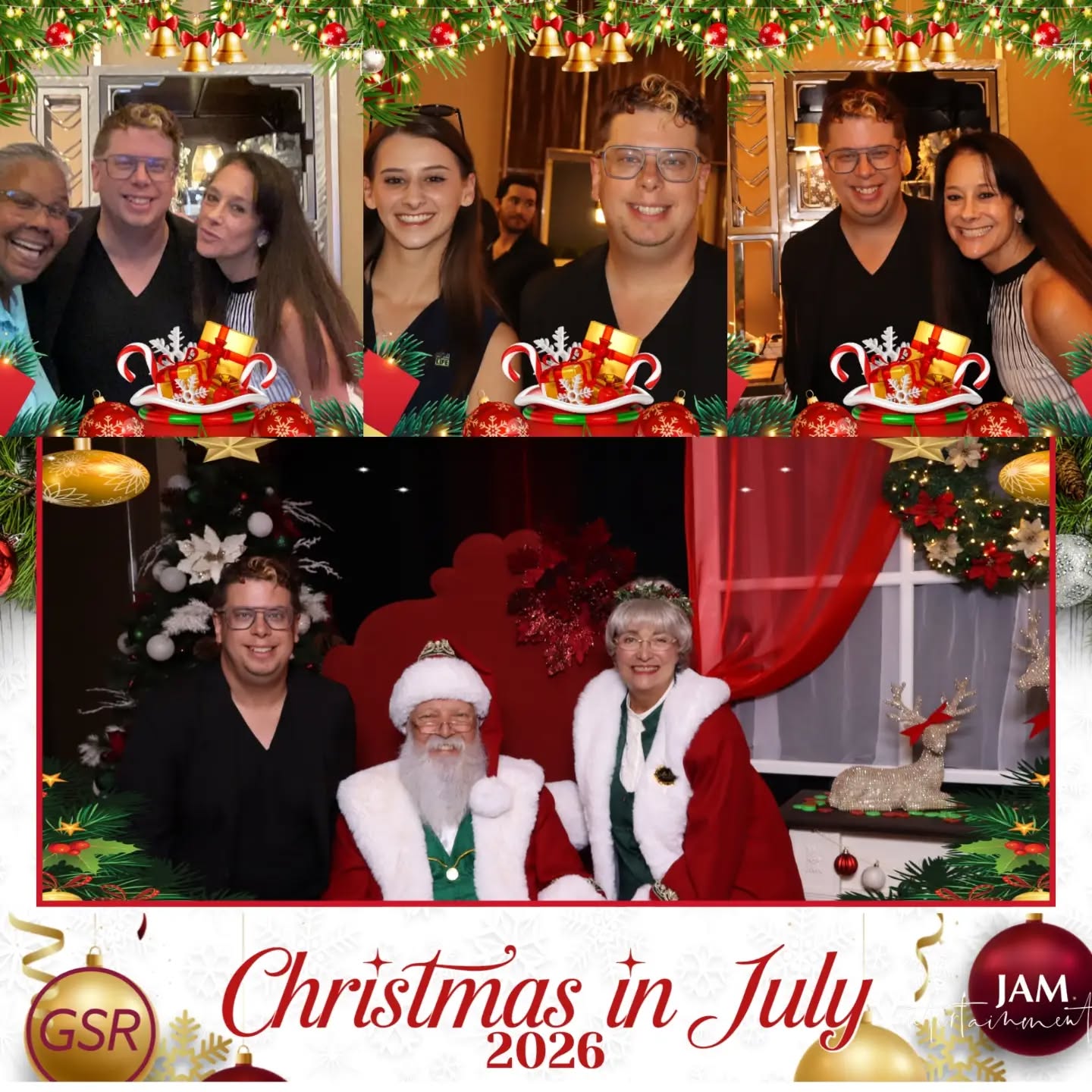 Thanks to @grandsierra and @jam.entertain.ment for a great Christmas in July event! Fun photo experiences and all kinds of friends. 🎄⛄🎥 #renobusiness #networking #businesscoaching #ZakUnscripted