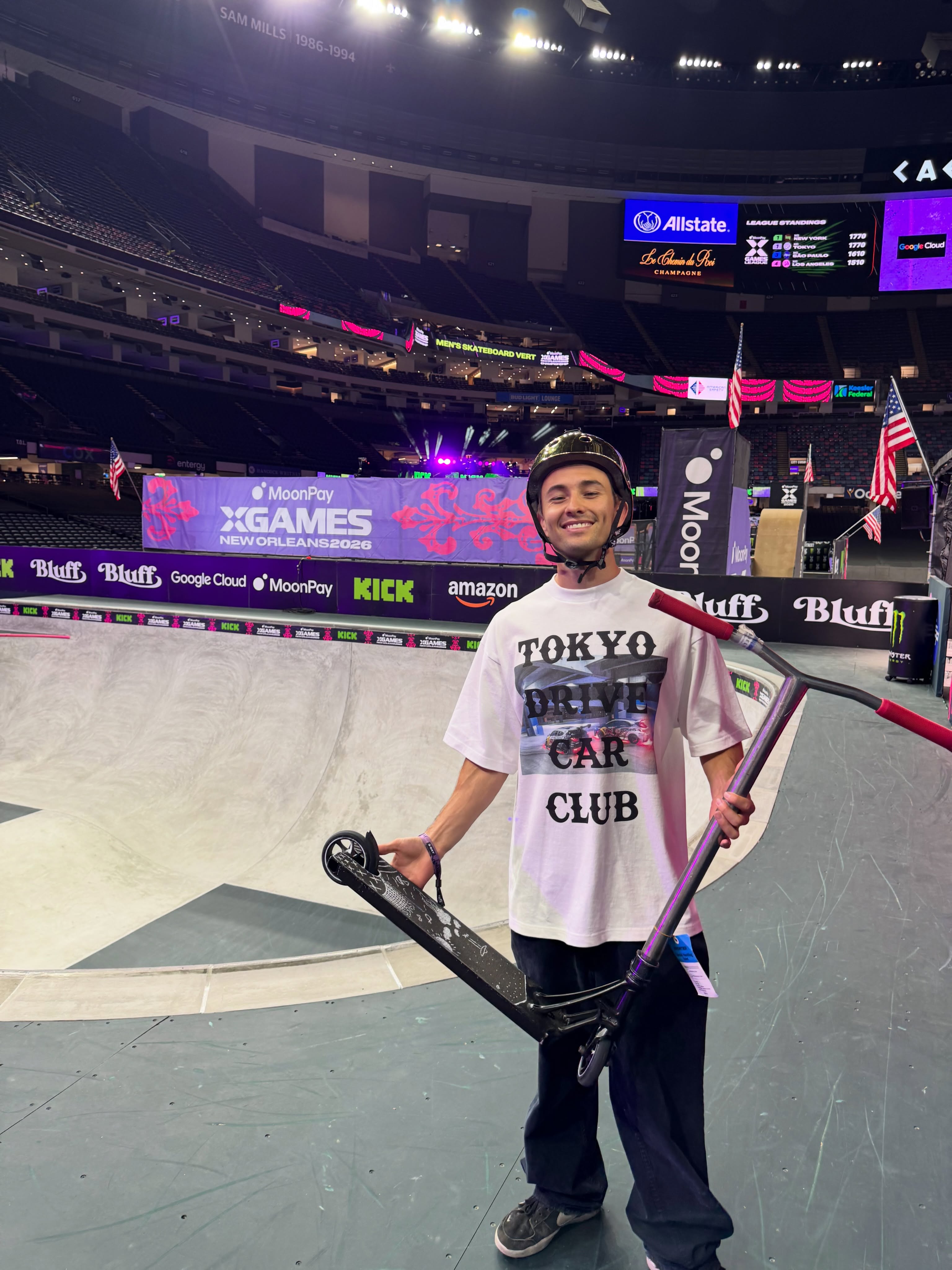 @coreyfunk and @joshkreugz at the X Games ⭐️ thanks to @krakenrum