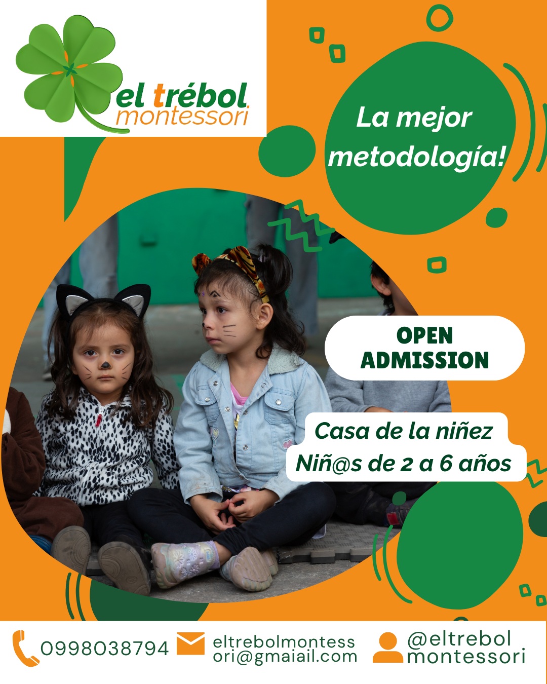 ¿Buscas un espacio donde tu hijo o hija aprenda a hacer las cosas por sí mism@ y a su propio ritmo? 🌱✨
Sabemos que el día a día puede ser un desafío, pero ¿te imaginas a tu hij@ conquistando sus tareas cotidianas con confianza, alegría e independencia? En El Trébol Montessori, transformamos la curiosidad natural de los niños en herramientas para la vida.
Fomentamos la autonomía real desde los primeros años dentro de ambientes preparados, seguros y guiados por el respeto mutuo. Aquí, el aprendizaje no se impone, ¡se descubre! 💡
🌟 ¡Nuestras matrículas están abiertas! 🌟 Dale a tu niel regalo de una educación que respeta su esencia y potencia su desarrollo integral.
📲 ¿Quieres conocer nuestra comunidad? Escríbenos por mensaje directo (DM) o haz clic en el enlace de nuestra bio para agendar tu visita guiada hoy mismo. ¡Los cupos son limitados!
#ElTrébolMontessori #MatrículasAbiertas #MontessoriQuito #NorteDeQuito #CrianzaRespetuosa #EducaciónAlternativa #AutonomíaInfantil #ComunidadMontessori