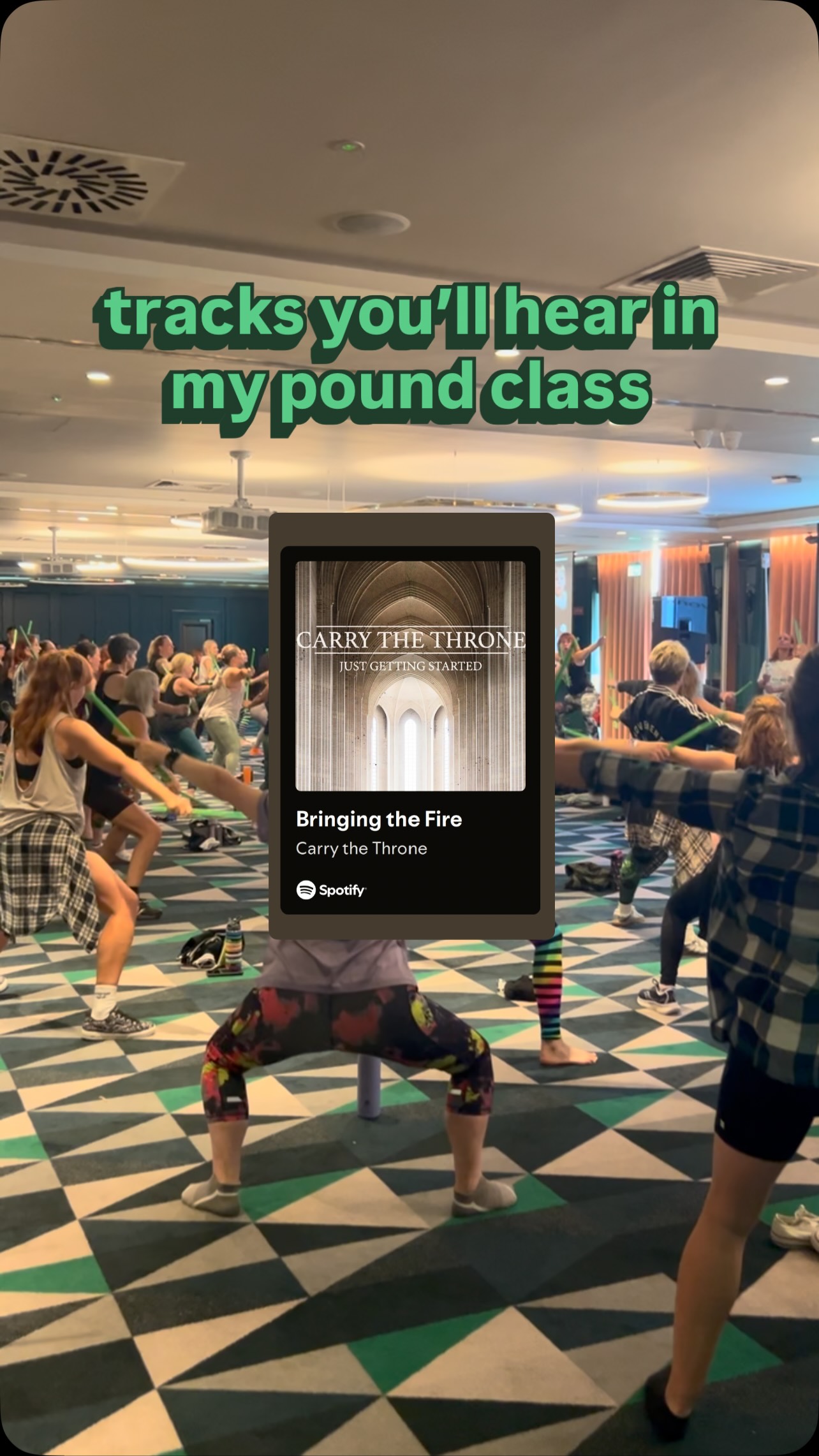 NGL there are currently some bangers in at the moment 👀
Get yourself to a class!
Monday ➡️ Cranage Hall 6.30pm
Wednesday ➡️ Congleton Town Hall 6.30pm
Book on via the link in my bio 💚🤘
#poundpro #poundclass #congleton #poundtourcrew #poundfit