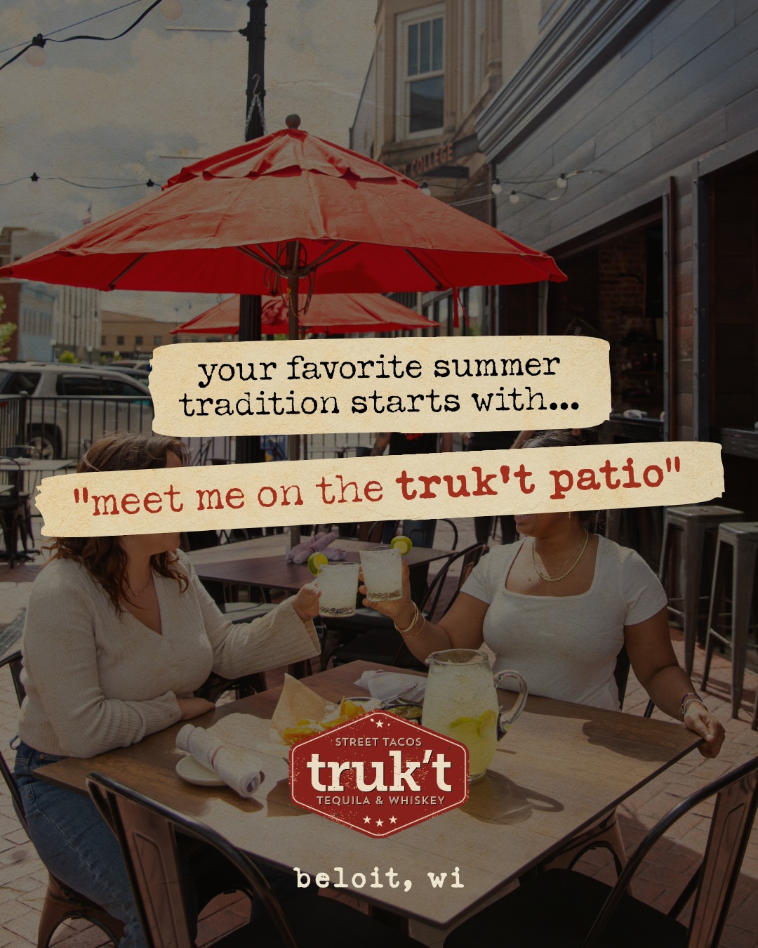 We've shown you the patio. We've shown you the margaritas. We've shown you the tacos.
The only thing missing is you. Come fix that.