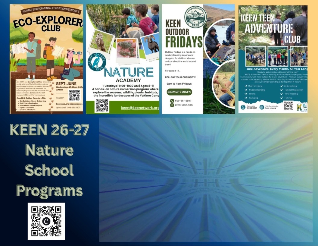 Check out our 26-27 nature school programs and register today! https://www.keen-ycic.org/outdoor-programs
