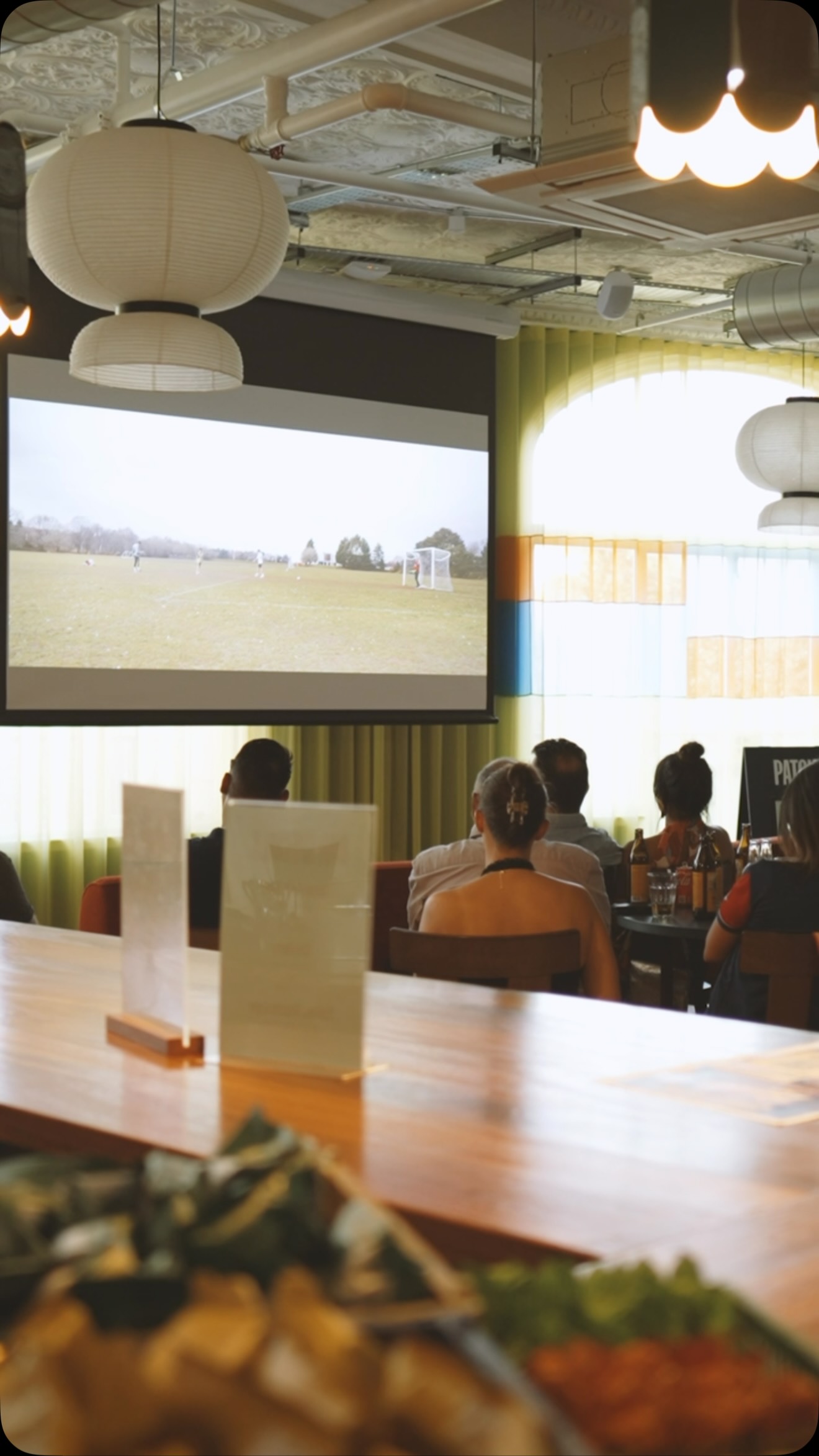We screened Viva Los Bears for the first time on Friday night for the Bears and their families. Super fun night, thank you @patchplaces for being an amazing venue and thank you @wendolyszumba for bringing everyone together. ❤️
