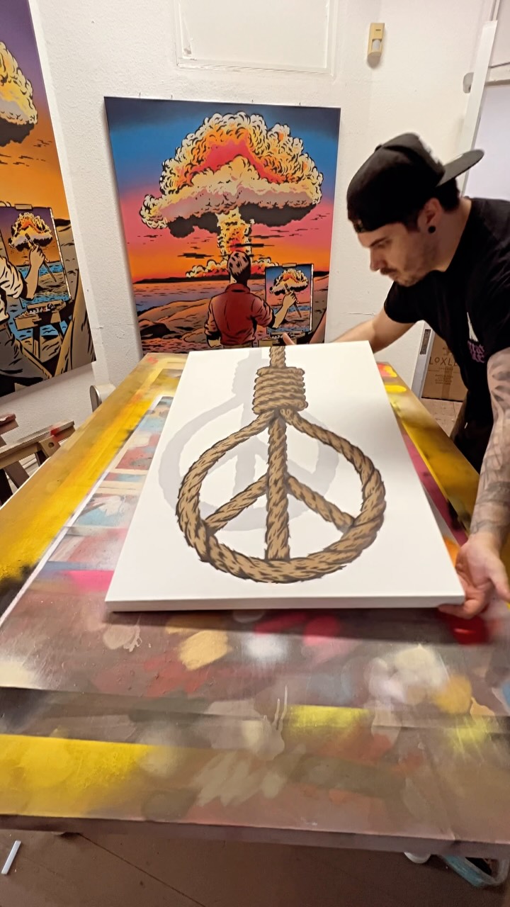 Finding ☮️
36”x24” canvas