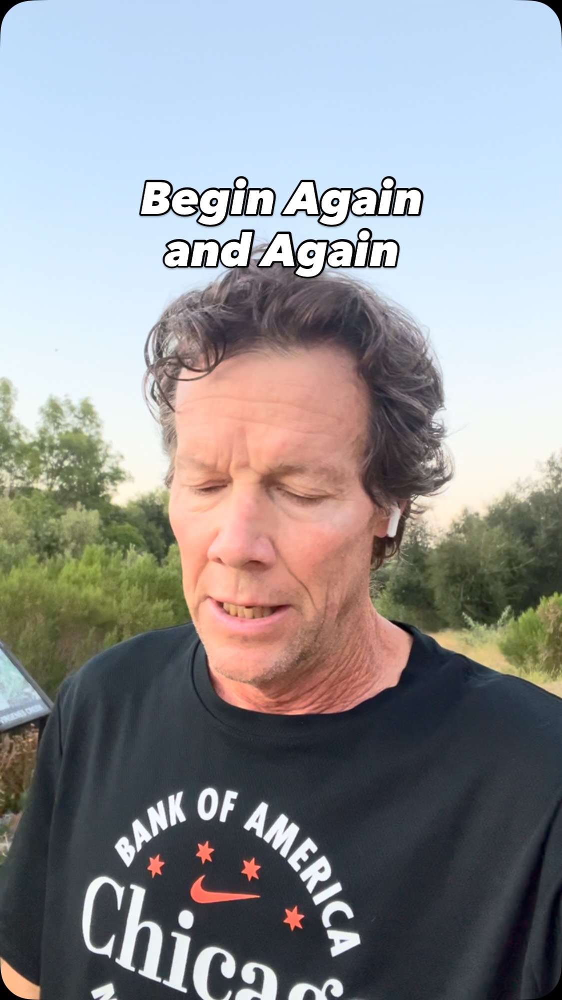 “Begin Again and Again and Again” Coach @steveilg it’s been 3 months since and I have only run once before today, so I Begin Again training for the Indianapolis Half Marathon. It’s been an interesting journey. I consider myself #blessed