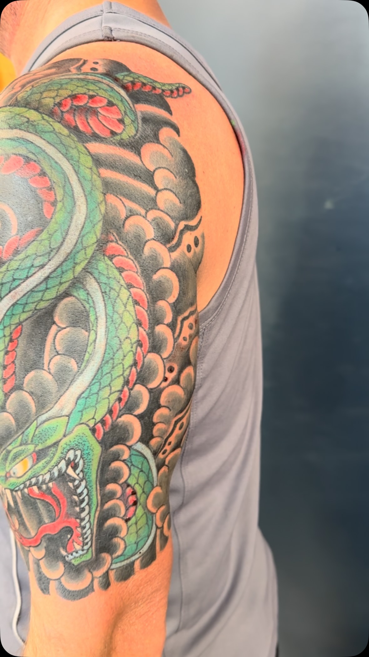 #tribal #coveruptattoo by @adamcraft.tattoo
Cheers Dean!