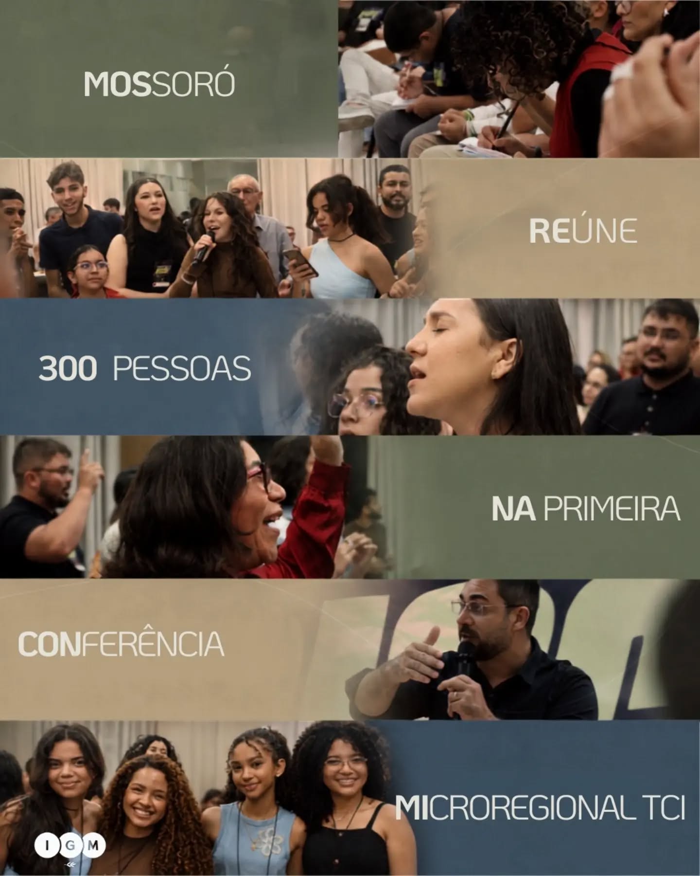 Um fim de semana inesquecível!
Vivemos a primeira Conferência TCI Microrregional em Mossoró, reunindo cerca de 300 pessoas, com 96 irmãos servindo com amor e dedicação.
Recebemos irmãos de 16 cidades para estarmos juntos desfrutando da palavra profética na comunhão da vida
Quero encorajar você também a acompanhar a palavra de perto e receber a direção de Deus. Vamos continuar perseverando e estarmos juntos nas próximas conferências