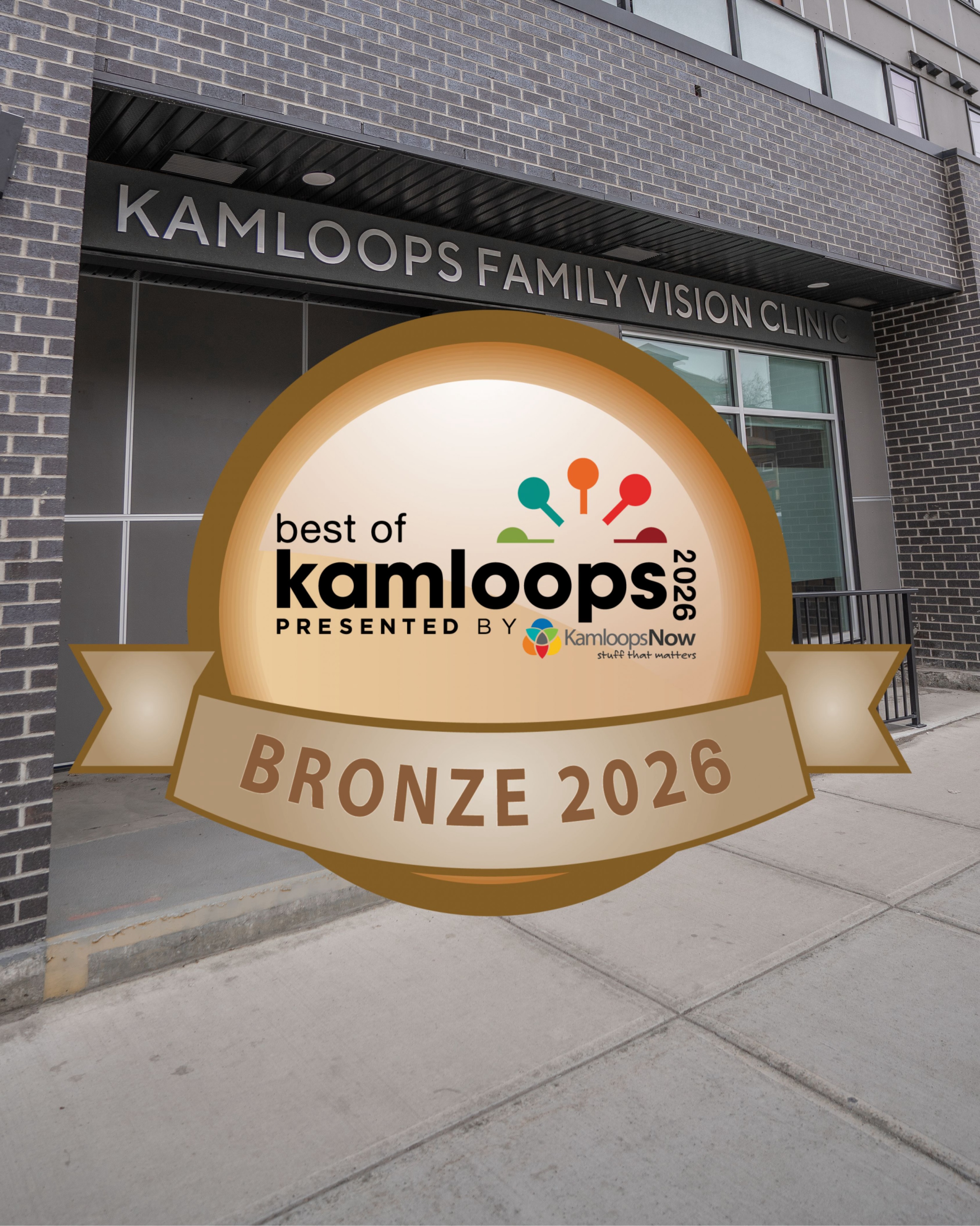 We are beyond thankful to be named IN THE TOP 3 for Eyeglasses & Contacts in Kamloops!
Thank you so much to everyone who voted for us, it means the world!
Here’s to getting better each and every day!
#KamloopsFamilyVision