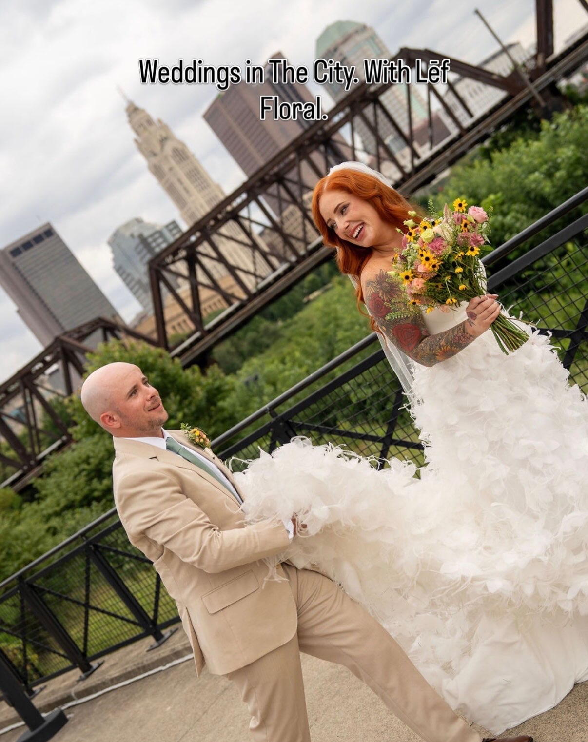City weddings showcasing the Cbus skyline. Fun, Fresh and Fabulous . Coolest bride and groom and their beautiful bridal party.
Flowers in The City. @leffloral