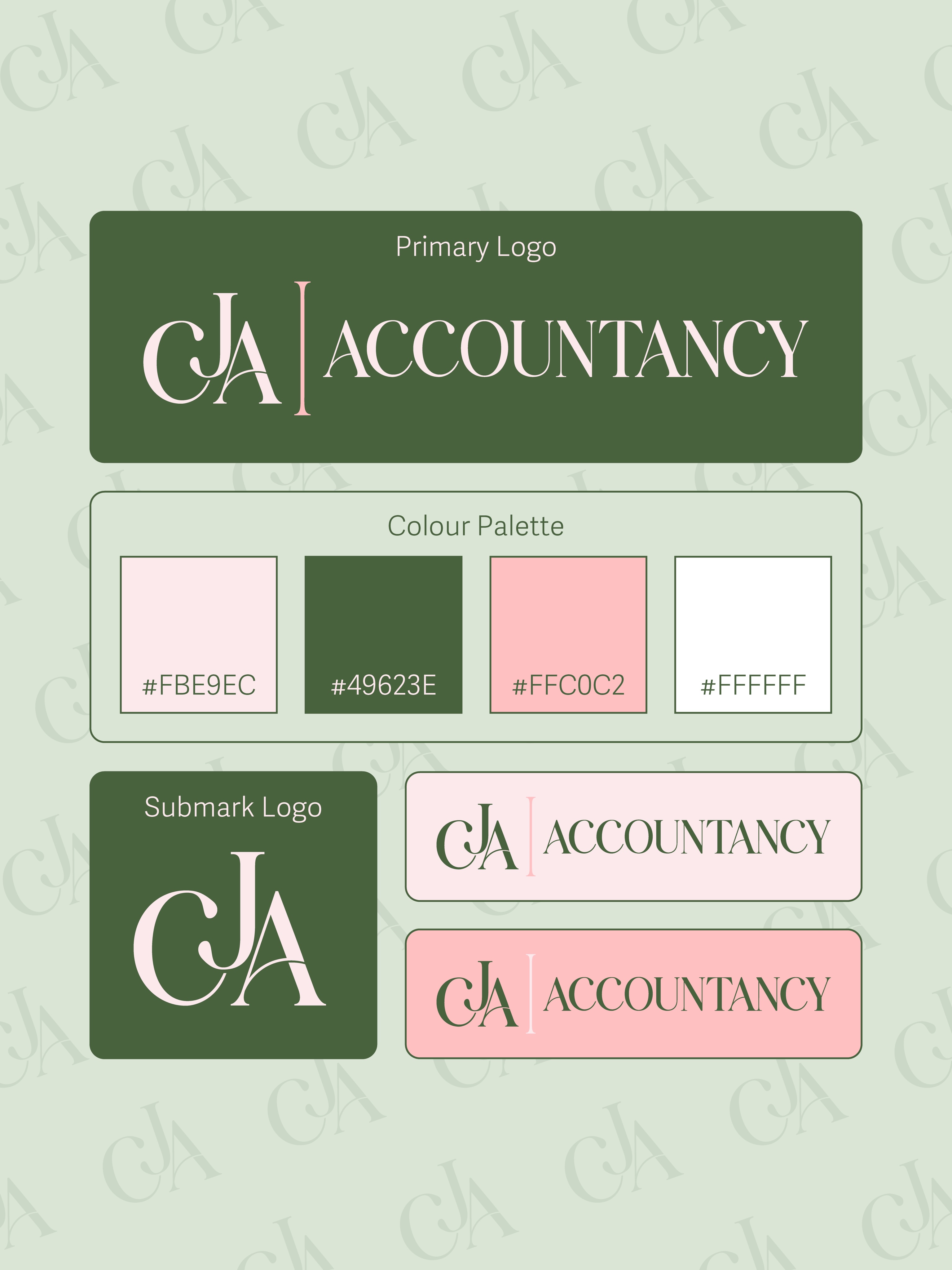Charlotte from @cja.accountancy came to me looking for something simple, professional, and easy to use across her business - with a logo that would work beautifully on everything from letterheads to social media 👩🏼💻
We paired soft pinks with rich greens to create a brand that feels approachable, trustworthy, and a little different from traditional accountancy branding.
Swipe to view the email signature banner I designed to keep things looking polished across day-to-day client communication 💬
-
Looking for creative branding to uncover your true potential? Get in touch with me to secure a booking for August 📨
@ellawhittledesign
ellawhittledesign.com
#logodesigneruk #smallbusinessbranding #manchesteruk #accountancy #brandingdesigner