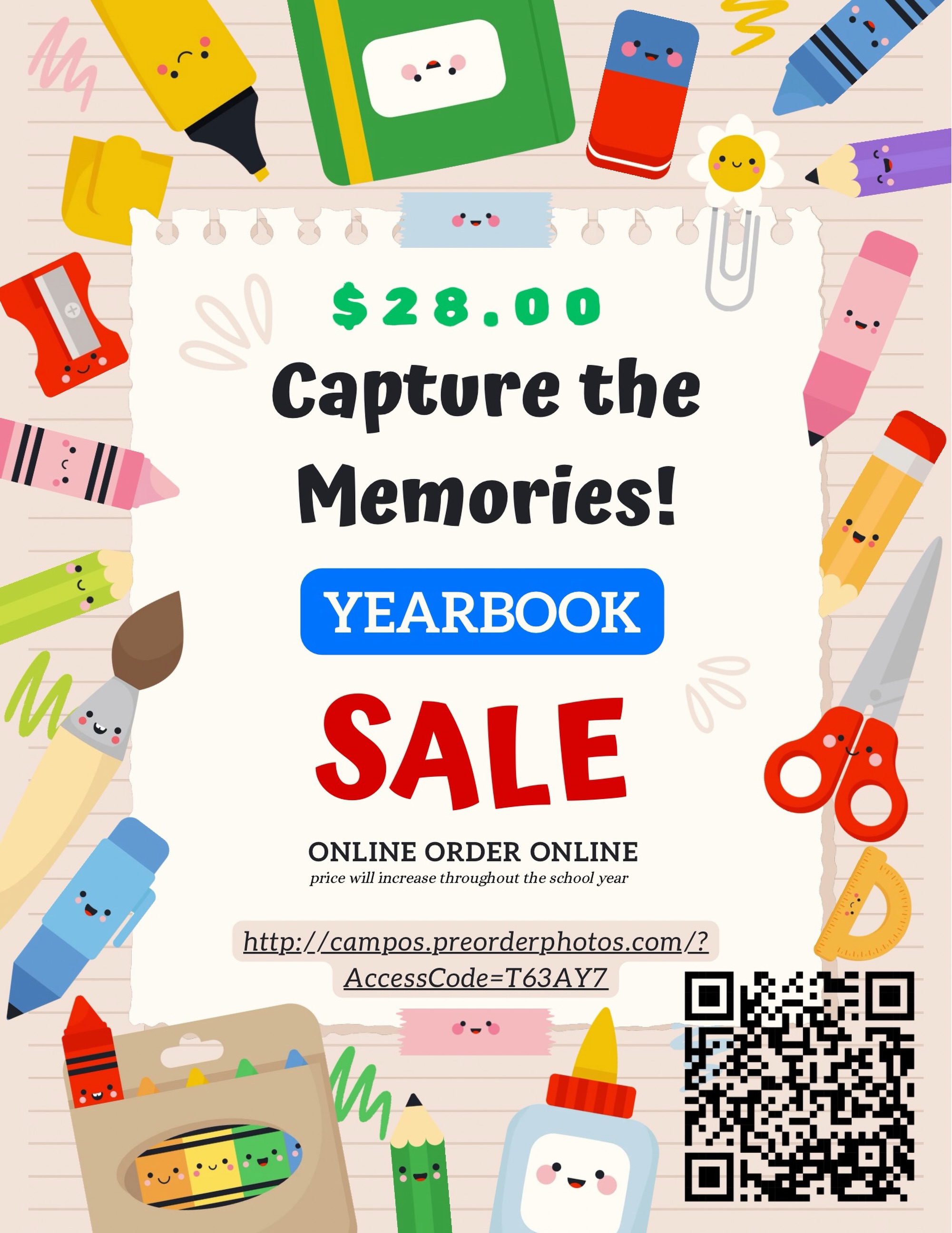 Welcome Back Knights and Happy First Day of School! If you missed out on our back to school special pricing it’s not too late to order your yearbook. Order online only for $28.00 - Price will increase again later in the school year. Please remember that a very limited number of extra books will be ordered and available for sale in person at the end of the year. @neelyknights
https://secure.preorderphotos.com/(S(wxg3jyfsoad5rfo5jmoknu5j))/Order.aspx?StudioPath=campos.preorderphotos.com&AccessCode=T63AY7