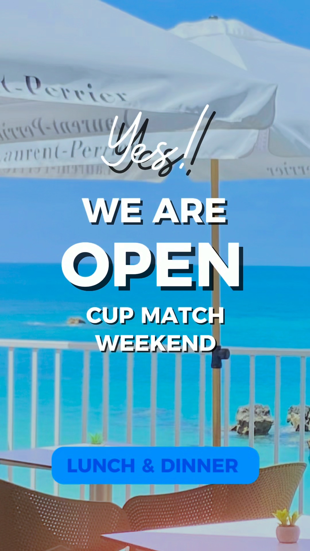 The best long weekend of the year is here🏏 Watch the cricket, skip the cooking.
#Achilles #AchillesBermuda #CupMatch #BestOfBermuda #LetsSunset