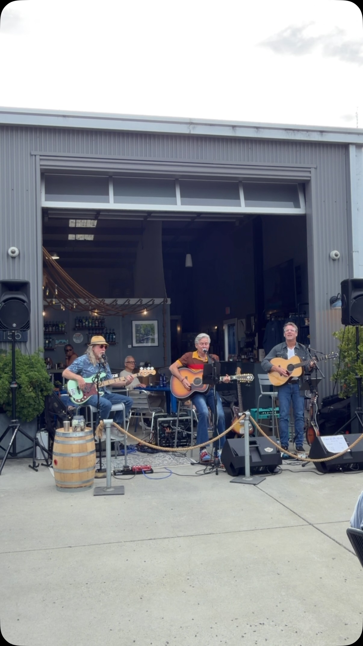 Join us for great live music from @ttltrio Sunday, August 2nd from 2-5pm in the outdoor garden lounge. Enjoy delicious bites from @gibraltargems and perfectly paired cocktails 🍸