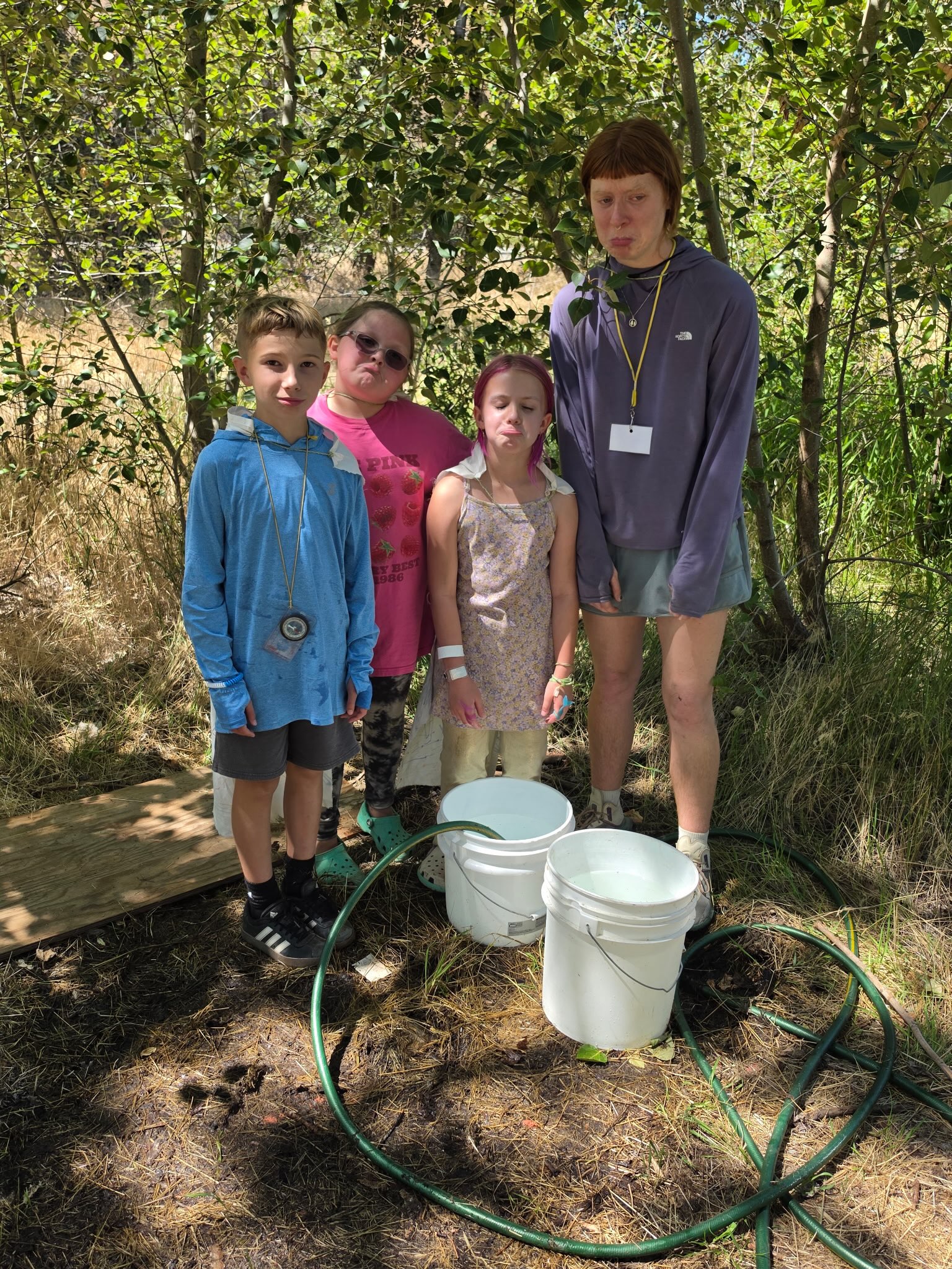 A difficult lesson for our KEEN campers this week. Someone stole our stock tank that we use for water studies and cooling off at camp. We’re reduced to buckets 😔. It never ceases to amaze me how people believe they deserve to have things that are owned by others. We’re a small nonprofit and replacement cost hurts, but the fact that our kiddos see firsthand the lack of respect that people have for our work is just sad.