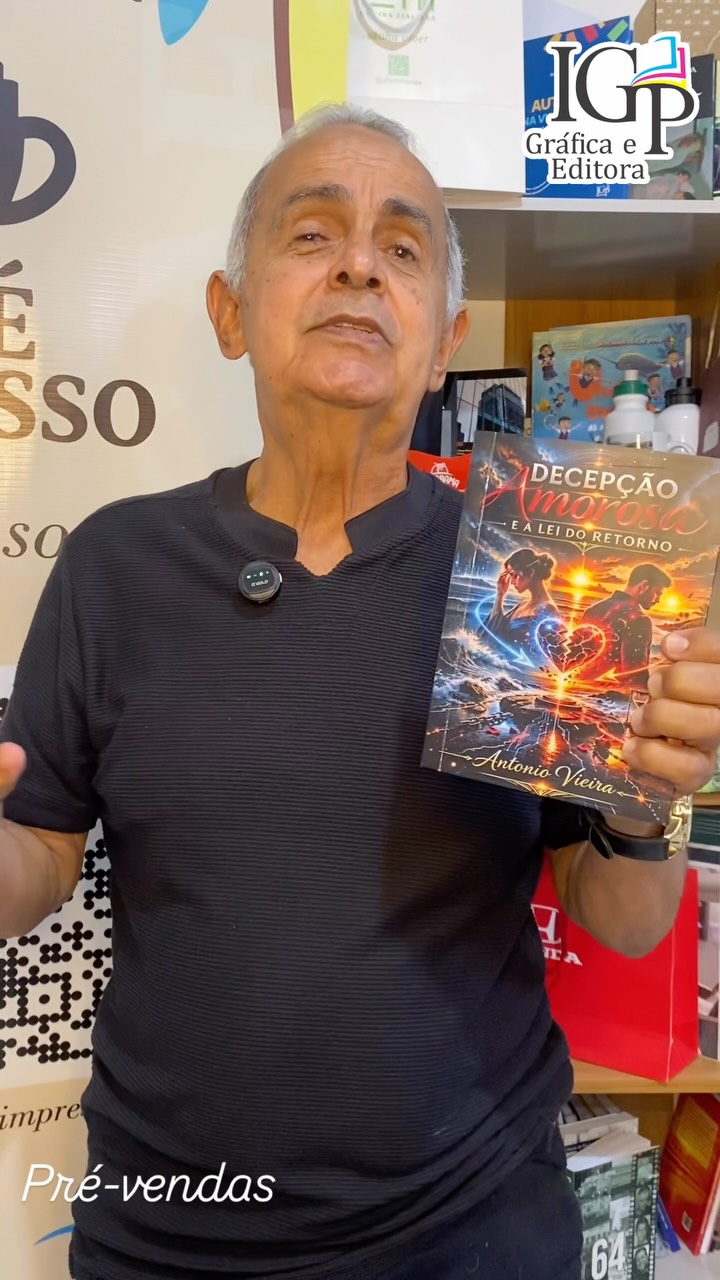 Pré-vendas iniciadas do livro: Decepção Amorosa e a Lei do Retorno, do autor Antonio Vieira. O livro aborda a rejeição amorosa, mostrando onde nasce a decepção amorosa e as suas causas! (81) 99522-7888 para maiores informações #livros #decepcoesamorosas