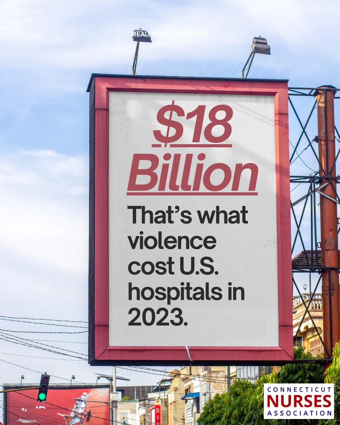 Hospitals measure what matters.
Falls.
Infections.
Readmissions.
Length of stay.
Violence should be no different.
If it’s not documented, it didn’t happen and what isn’t measured…doesn’t get fixed.
It’s time to stop accepting workplace violence as part of the job.
It’s time to start preventing it.
This week, ask how you can get involved with your workplace violence or safety committee.
Then tell us what they say.
Join CT Nurses Association: CTNurses.org
We’d love to have your voice
Sources: American Hospital Association and Harborview Injury Prevention and Research Center, The Burden of Violence to U.S. Hospitals; NSI Nursing Solutions, 2026 National Health Care Retention & RN Staffing Report; American Nurses Association, Unreported Workplace Violence—Why Is This So Common?; Connecticut General Statutes §19a-490q.