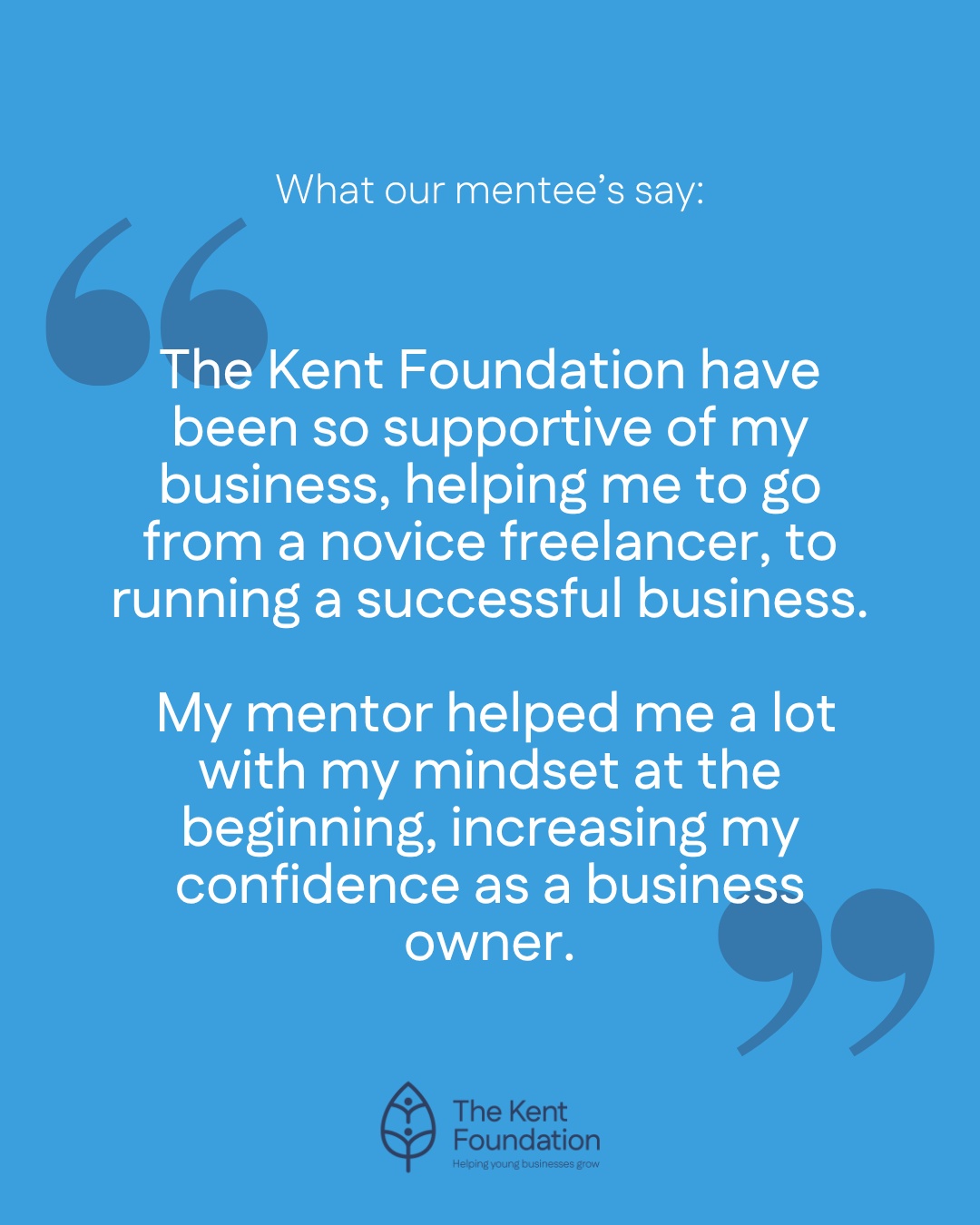 We love hearing your feedback 💙
We're incredibly proud to have supported so many inspiring business owners on their journey, and hearing stories like this reminds us why we do what we do.
If you've been mentored by us we'd love if you could leave us a google review and help us to reach more young business owners in need of support!
Click the link in our bio to leave a review!
#TheKentFoundation #BusinessMentoring #KentBusiness #KentBusinesses