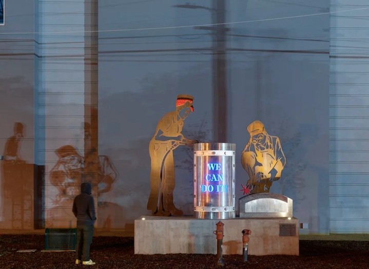 In 2018, our team at DEKA Fabrication built a piece for artist Miriam Klein Stahl. It is called "We Can Do It." The sculpture honors the Rosie the Riveter women who worked in the Richmond shipyards during World War II. Today we honor the memory of Jeanne Gibson. She was the face of all of the Rosie the Riveters. She died on July 30, 2026, at the age of 100. Today we honor her legacy and the generation of women she represented.
The piece is stainless steel, corten, and powder coated steel. It shows a riveter and a welder at work. This was a turning point for women in skilled trades. It was also a moment when people of every background worked side by side.
In Miriam's words: "My hope is that when people see this sculpture they can see themselves in the workers, or see someone in their community or family. To honor the labor of the Rosies, I wanted the figures in my sculpture to be shown in the act of working, with dignity, focus, and pride."
Artist: @miriamkleinstahl
Fabricator: @deka_fabrication now part of @OneHatOneHand
Photo credits: @josefjacques
Art Curator & PM: @slate_art
#PublicArt #WeCanDoIt #SteelArt #RosieTheRiveter #sculpture