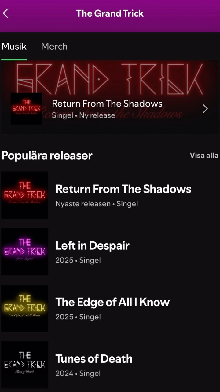 Which song is your favorite so far?
#Spotify #RockMusic #MusicLovers #StreamingNow #ListenNow