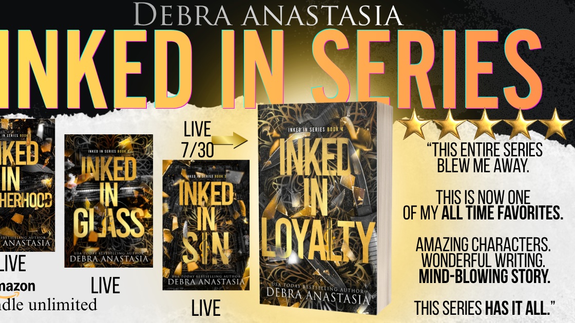 4 days to go! Make sure to secure your preorder or make your plans to get INKED IN LOYALTY on your kindle through kindle unlimited. This series is a bingeable, emotional roller coaster of love. Read the world that inspired real world tattoos! (link in bio or comments!)