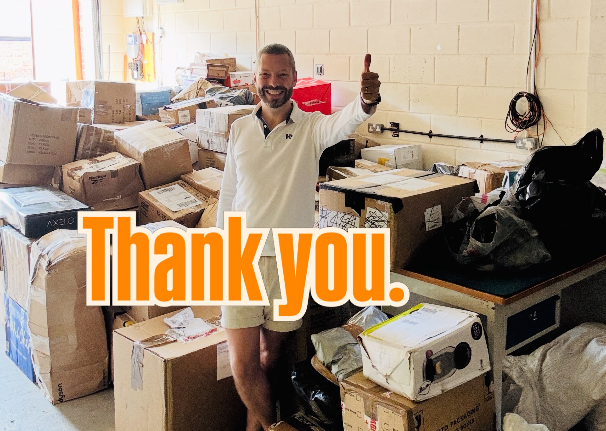 A big thank you to all you amazing people. ! Keep em coming! Www.jogonagain.com