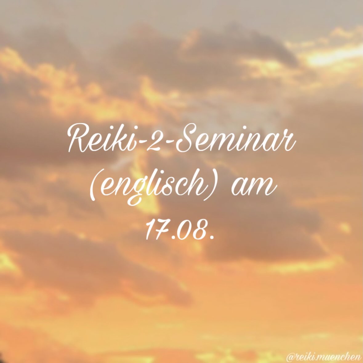 Es sind noch Plätze frei! Buchbar auf meiner Website.
#reiki #reikimünchen #reikiteacher #bogenhausen #praxis