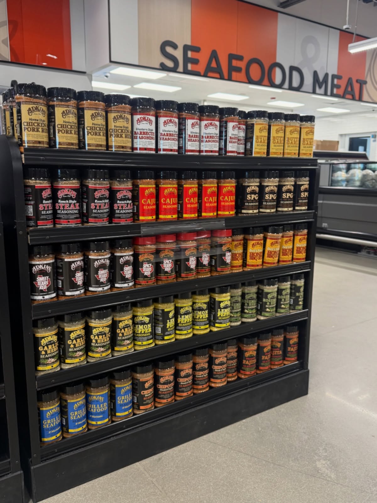 New Kroger, new home for Adkins. 🤠
You’ll find us at the brand new Kroger Marketplace in Little Elm / Aubrey — grand opening this Friday, July 31st. We’re right by the meat counter, and word is they’ll be using our product on meat for samples. If you’re in the area, make sure to go by.
📍 26587 E. University Dr., Aubrey, TX
