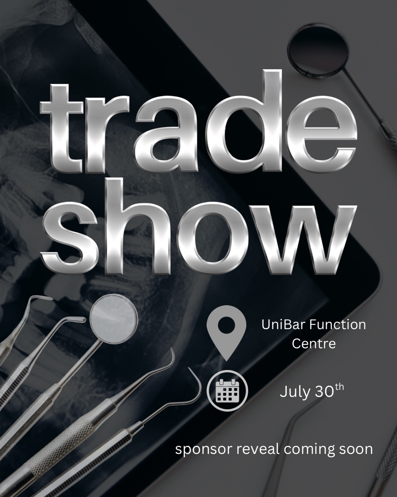 The Annual GUDSA Tradeshow is back! Enjoy an exciting evening of networking, discovery, career opportunities and of course, a scrumptious feast for dinner!
Expect FREE merch, industry insights, and a chance to connect with leaders shaping the future of dentistry!
Come join us at the unibar function centre, Thursday 30th of July from 5pm onwards - we can’t wait to see you there!
.organised by @kevin.xu__
.design by at @sie._.nna