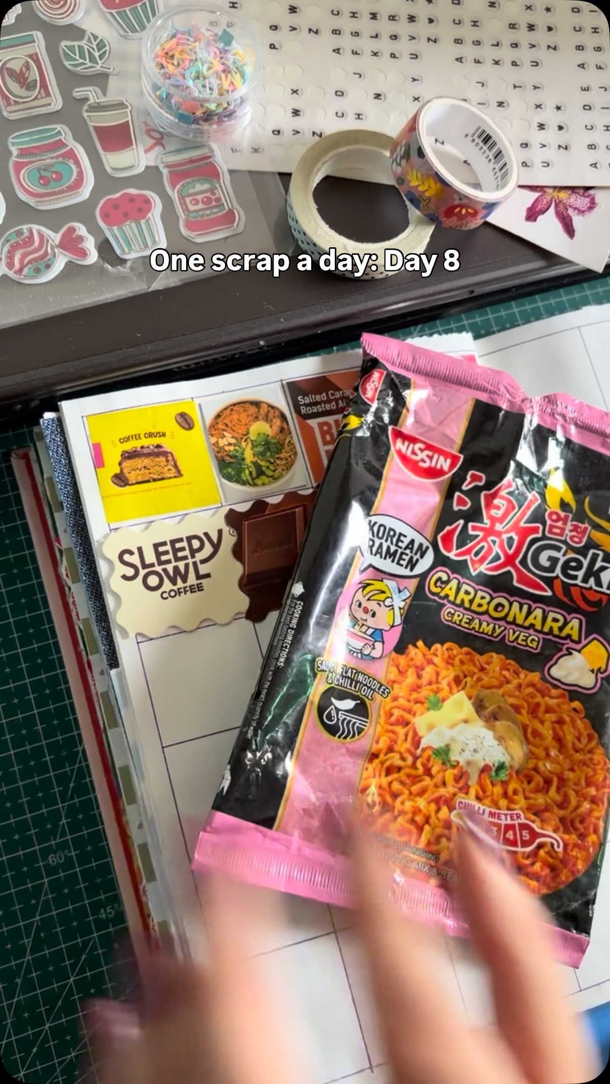 Adding a tiny carbonara noodle to today’s page because it’s my absolute favourite noodle flavour everrr. Had to immortalize it 💝🍝
#scrapbooking #junkjournal #aesthetic #craft #fypシ Junk Journaling, Scrapbooking, Crafty, Aesthetic, Social Media, Art and Craft, Cream Carbonara, Noodles, Food, Weekend