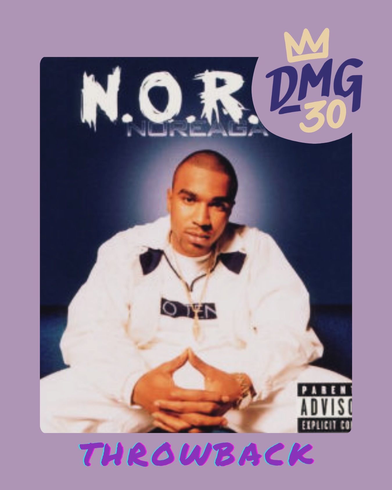Released on July 7, 1998, Noreaga’s platinum-certified debut solo album cemented his position as a defining voice in hip-hop while acting as a breakout moment for The Neptunes’ production style. Reaching #3 on the Billboard 200, ‘N.O.R.E.’ blended East Coast rap with the sounds of reggaeton and expanded the reach of Latin infused rap.
DMG was involved on songs such as:
-“The Jump Off” sampling “Le matin sur la rivière” by Charles Callet
-“Mathematics” sampling “Black & White” by Three Dog Night and “Esta Loca” by To Kool Chris
-“The Way We Live” sampling “Insatiable Woman” by The Isley Brothers
-“40 Island” sampling “Rikers Island” by Kool G Rap
-“The Assignment” sampling “Take The Time to Tell Her” by Jerry Butler
-“Superthug” sampling “Heart of Glass” by Blondie