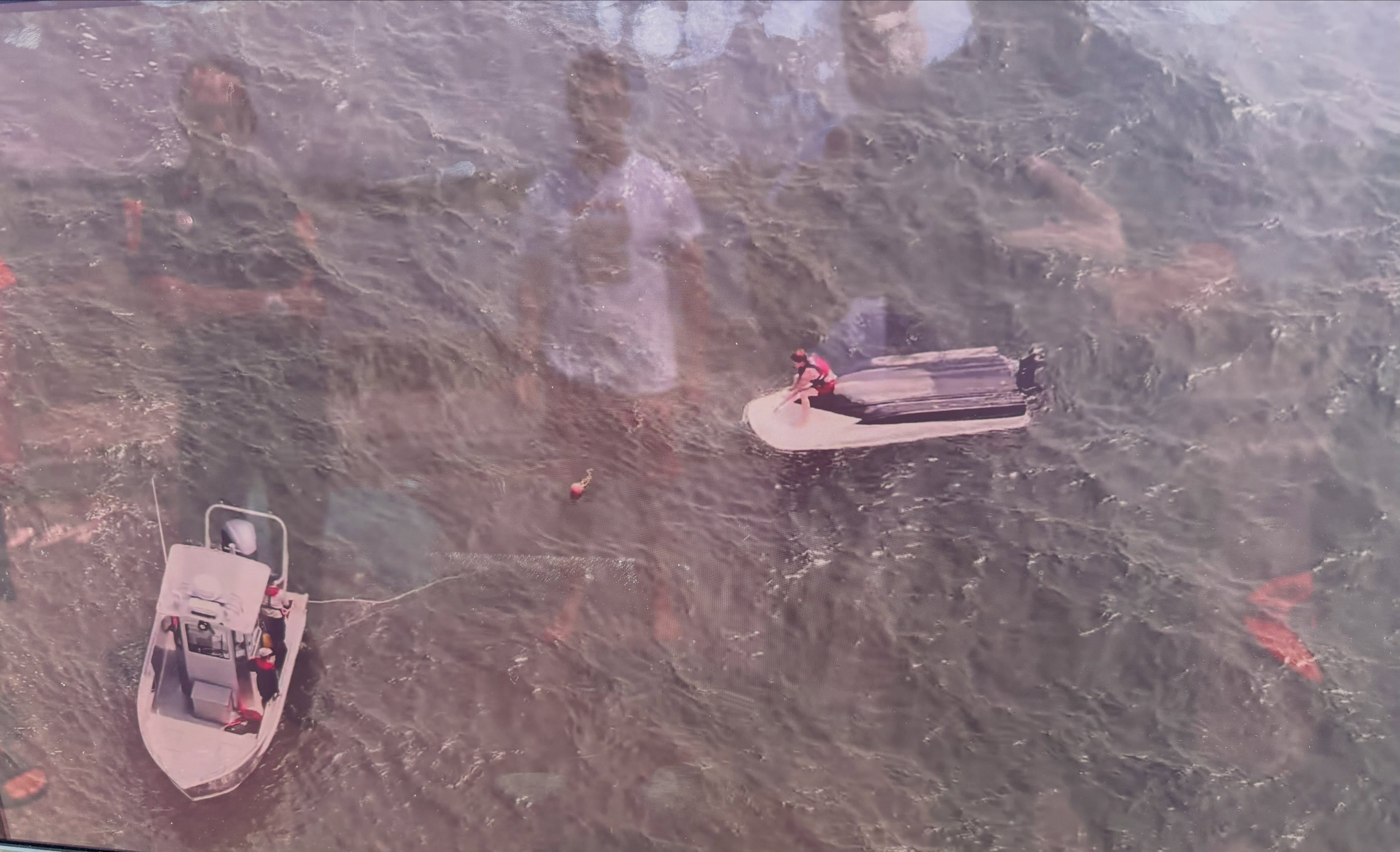 Westport Fire, Harbormaster and Police, along with DCR and Cherry & Webb lifeguards responded to a report of an overturned vessel outside the mouth of Westport Harbor with 4 people in the water earlier this afternoon.
A nearby boater provided assistance to two of the victims and the Harbor Master was able to pull the remaining two victims out of the water. All parties were in good health and evaluated by Westport’s Firefighter/ Paramedics.
Westport Police provided drone support, and Horseneck Beach Lifeguards responded to assist with their jet ski, while Cherry & Webb lifeguards provided visual support from the shoreline.
We thank our public safety partners and E911 dispatchers for their assistance.
#westportma
