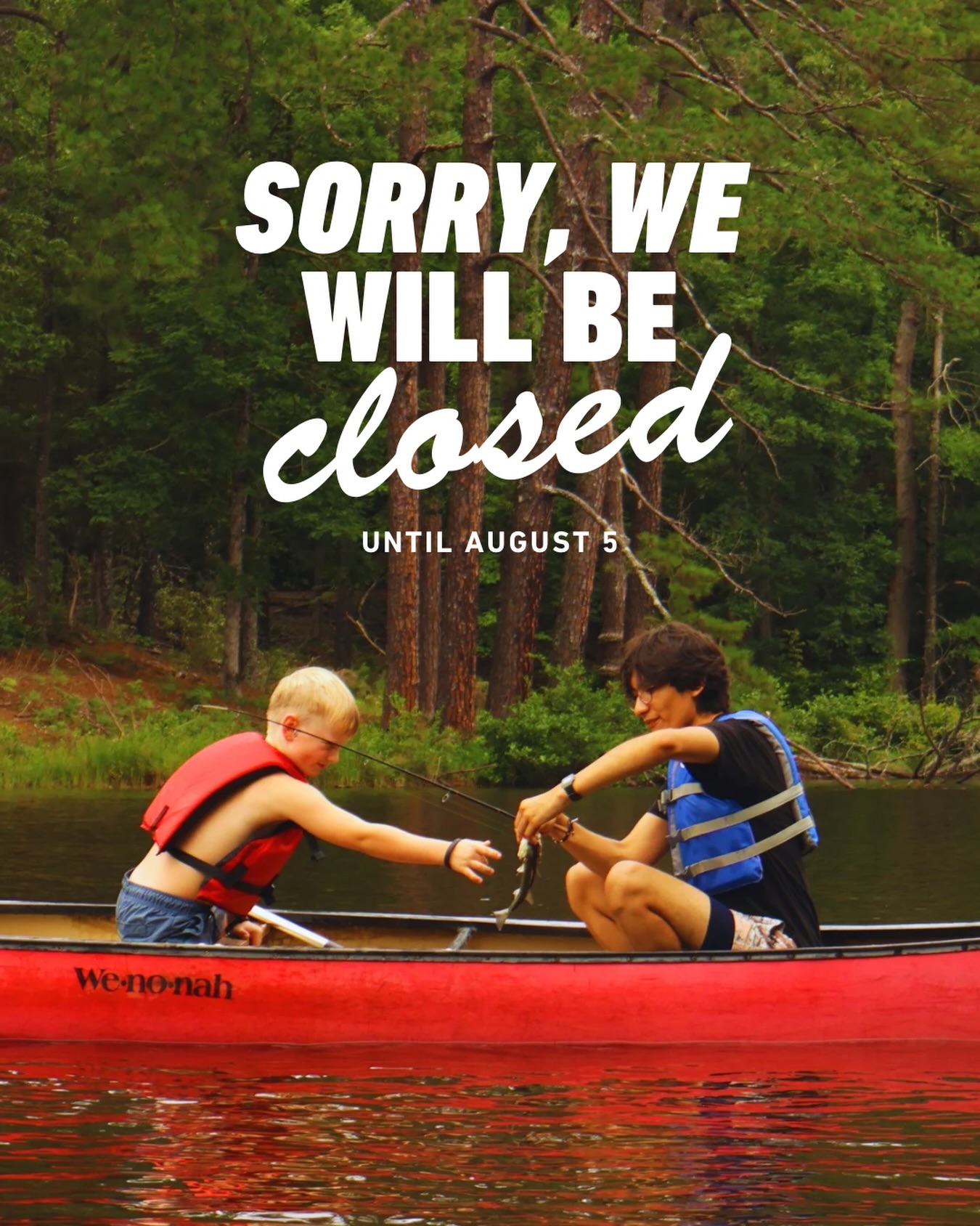 It’s that time of year again! After such a great summer, we’re taking a short break before jumping into our fall programs
Our office will be closed during this time, and we’ll be back on Wednesday, August 5
Thank you for an amazing summer—we can’t wait to see what this fall has in store!