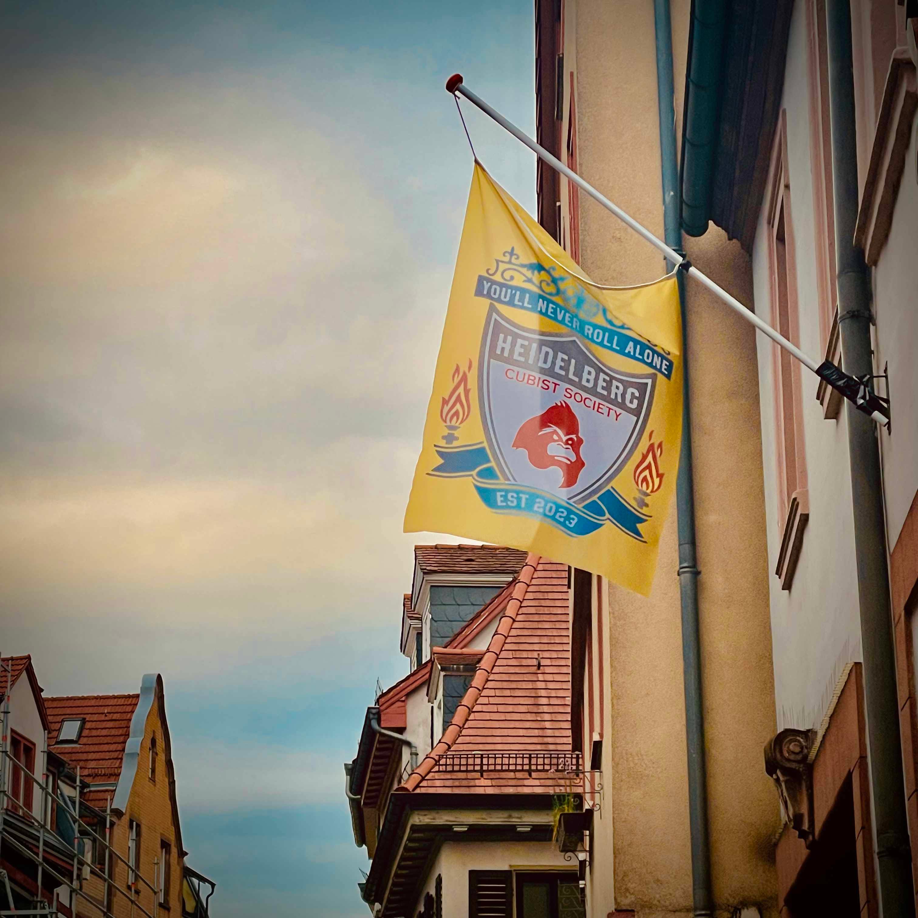 The signs are everywhere now.
"Once the logo starts appearing on walls, flags, windows, and clubhouses, you know the monkeys have formed a committee. History suggests an uprising usually follows."
#heidelbergcubistsociety #contemporaryintelligence #gorillacampaign @heidelberg_cubist_society
#heidelberg