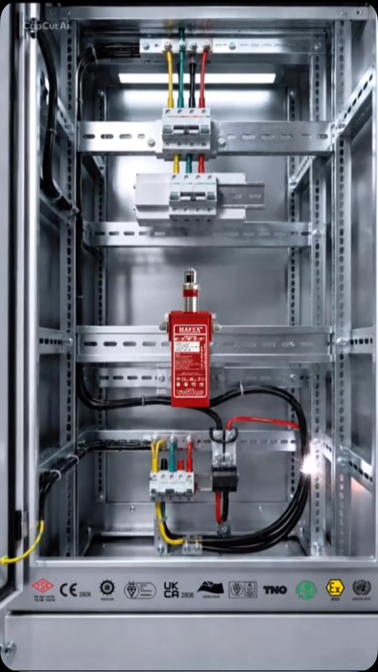 Fire suppression in seconds. 🔥➡️💨
A quick HAFEX generator activation demo inside an electrical cabinet—compact, fast and designed to stop fire at the source.
#EFireUSA #HAFEX #FireSuppression #FireSafety #ElectricalSafety