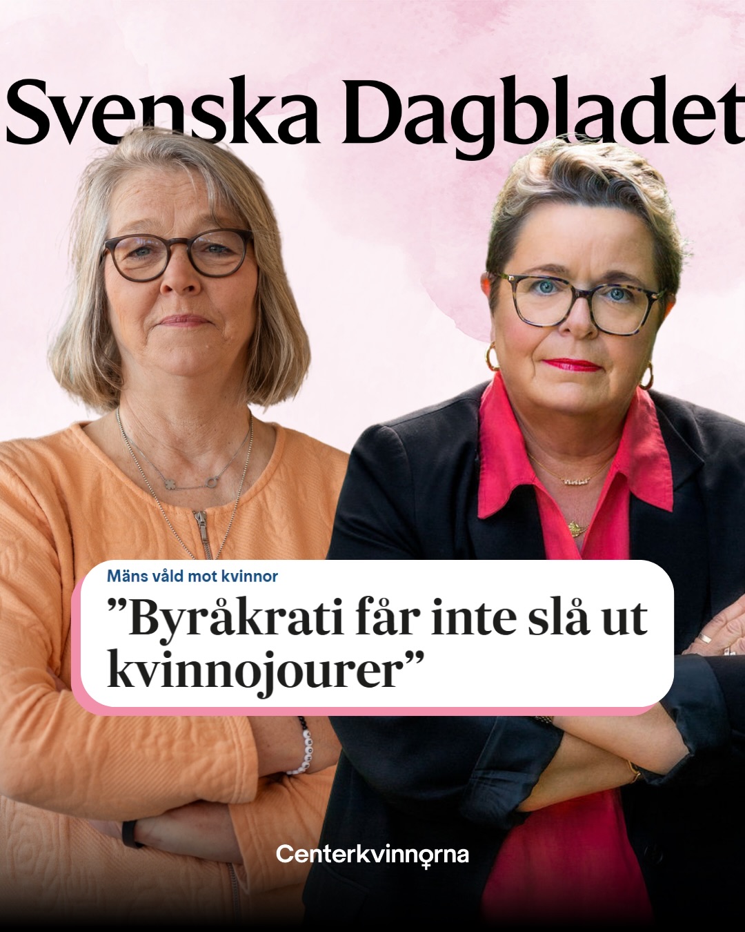 När byråkratin växer riskerar kvinnors trygghet att krympa.
Syftet med den nya tillståndsplikten var att stoppa oseriösa aktörer. Men konsekvensen har blivit att ideella kvinnojourer tvingas stänga sina skyddade boenden, samtidigt som behovet av skydd är fortsatt stort.
I dagens SvD Debatt skriver vi om varför regelverket måste göras om och hur vi kan stärka kvinnojourerna i stället för att slå undan benen på dem.
Läs artikeln i SvD Debatt: Byråkrati får inte slå ut kvinnojourerna.