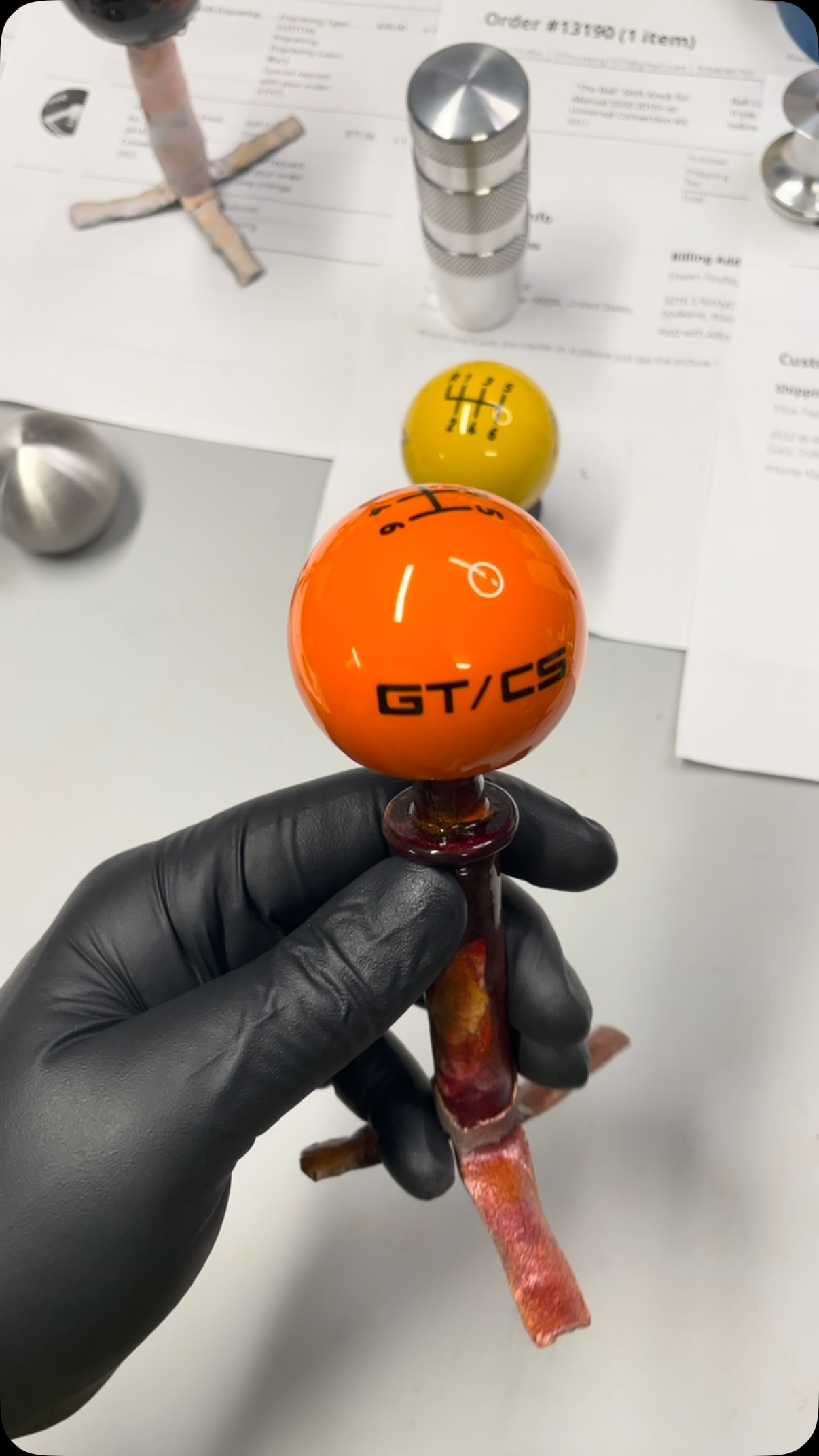 Custom made THE BALL shift knob for S550 or S650 Mustang. Would you run it on your car?
#shiftknob #wmgarage #custom #shifter #engraving