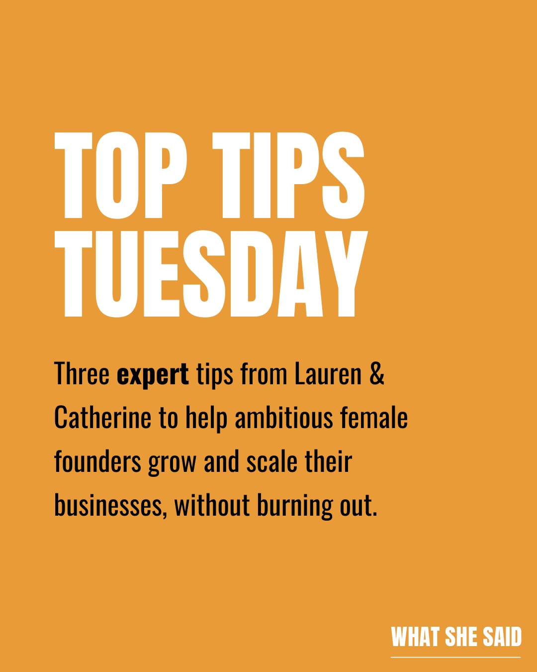 ✨ Top Tips Tuesday is here!
Growing a successful business isn't about doing more, it's about doing the right things consistently.
We'll be sharing three practical, actionable tips to help ambitious female founders grow, scale and lead with confidence, without burning out.
We'd love to hear from you, what's the biggest challenge you're facing in your business right now? Let us know in the comments and it might inspire a future Top Tips Tuesday.