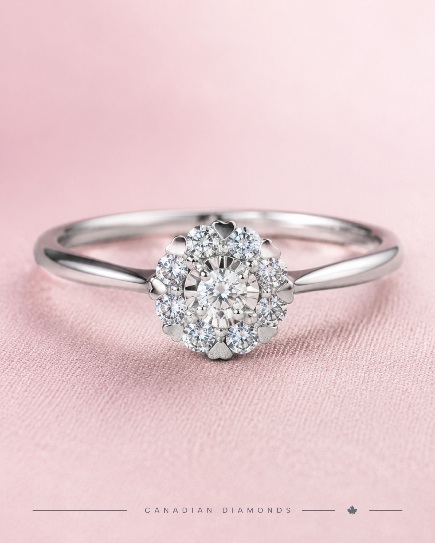 Halo engagement ring featuring a 0.05 carat round brilliant-cut Canadian Diamond, accented by 0.20 carat of side Diamonds. 💍✨ Set in 10 K Gold. https://www.glowinghearts.ca/product-page/sgr1244
#GlowingHearts #EngagementRing #HaloRing #CanadianDiamond #DiamondRing #CanadianJewellery #FineJewellery #BridalJewellery #ProposalReady #RingGoals #RoundBrilliant #DiamondLove #LoveStory #ForeverStartsHere #TimelessStyle #LuxuryJewellery #ModernBride #SparkleEveryDay #WeddingInspiration #JewelleryLover #GoldRing #CanadianStyle #ShopCanada #BridalStyle #SayYes #ElegantStyle #JewelleryGram #ProposalInspiration #DiamondEngagement #ShopGlowingHearts
