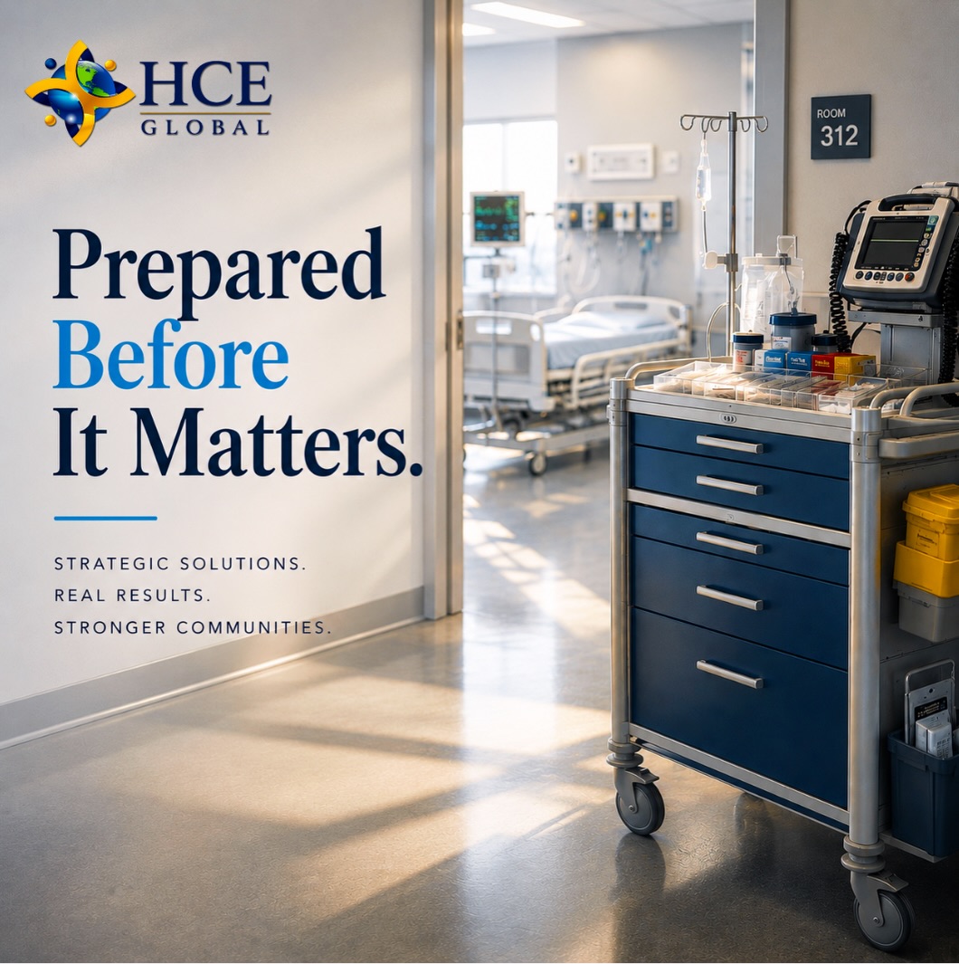 Preparedness starts long before it's needed. HCE Global helps healthcare organizations build
stronger systems that keep teams ready when it matters most. Connect with us to learn how we
can support your organization.
#HealthcareOperations #HealthcareQuality #LeadershipMatters #ContinuousImprovement
#hceglobal