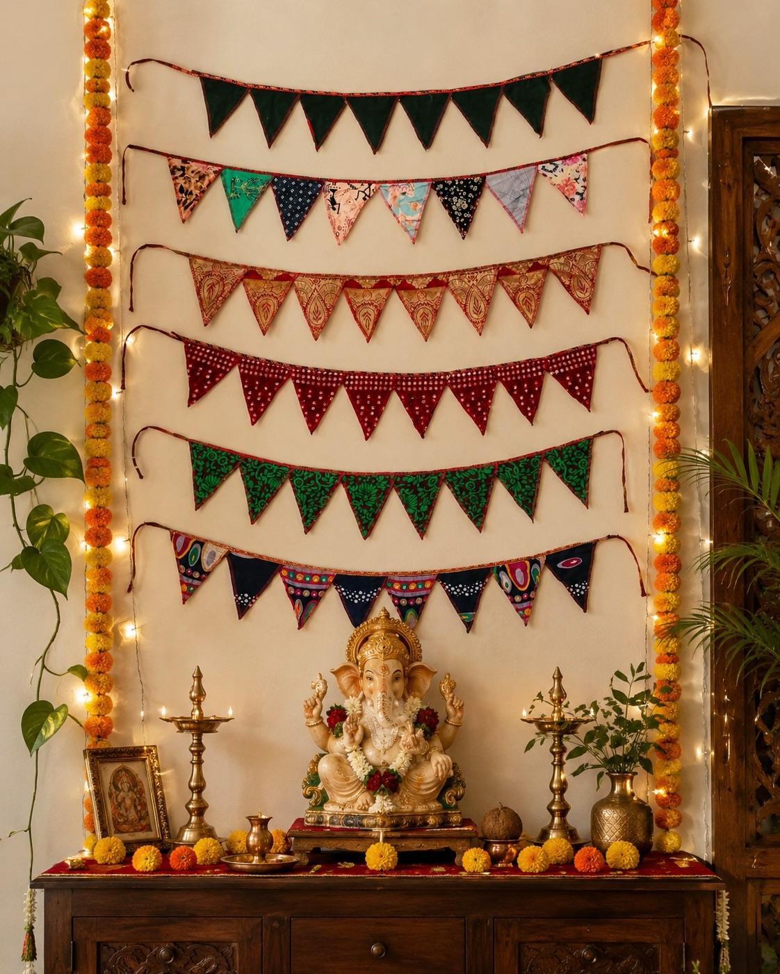 Bappa deserves a beautiful welcome. So does our planet. 🌼
Skip the disposable decorations this Ganesh Chaturthi.
Choose handcrafted upcycled festoons made from rescued fabric —creating livelihoods for rural women while keeping textiles out of landfill.
Looking for a meaningful gift for your team or staff?
Gift them something they’ll proudly decorate their homes with—a reminder that small, conscious choices can create lasting change.
Because every festival should leave behind memories, not waste.
✨ Handcrafted by rural women
♻️ Made from rescued textiles
💚 Thoughtful festive gifting with purpose
DM us to place your bulk orders before the festive season.