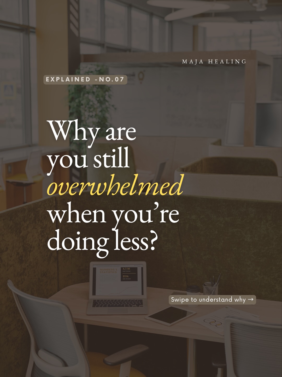 A quieter schedule does not always create a quieter mind.
When the pressure continues beyond the task itself, it may be worth looking at the role responsibility, anticipation, and control are playing.
Not every experience of overwhelm has the same cause. But when it keeps returning, the pattern deserves as much attention as the schedule.
What do you find hardest to put down?