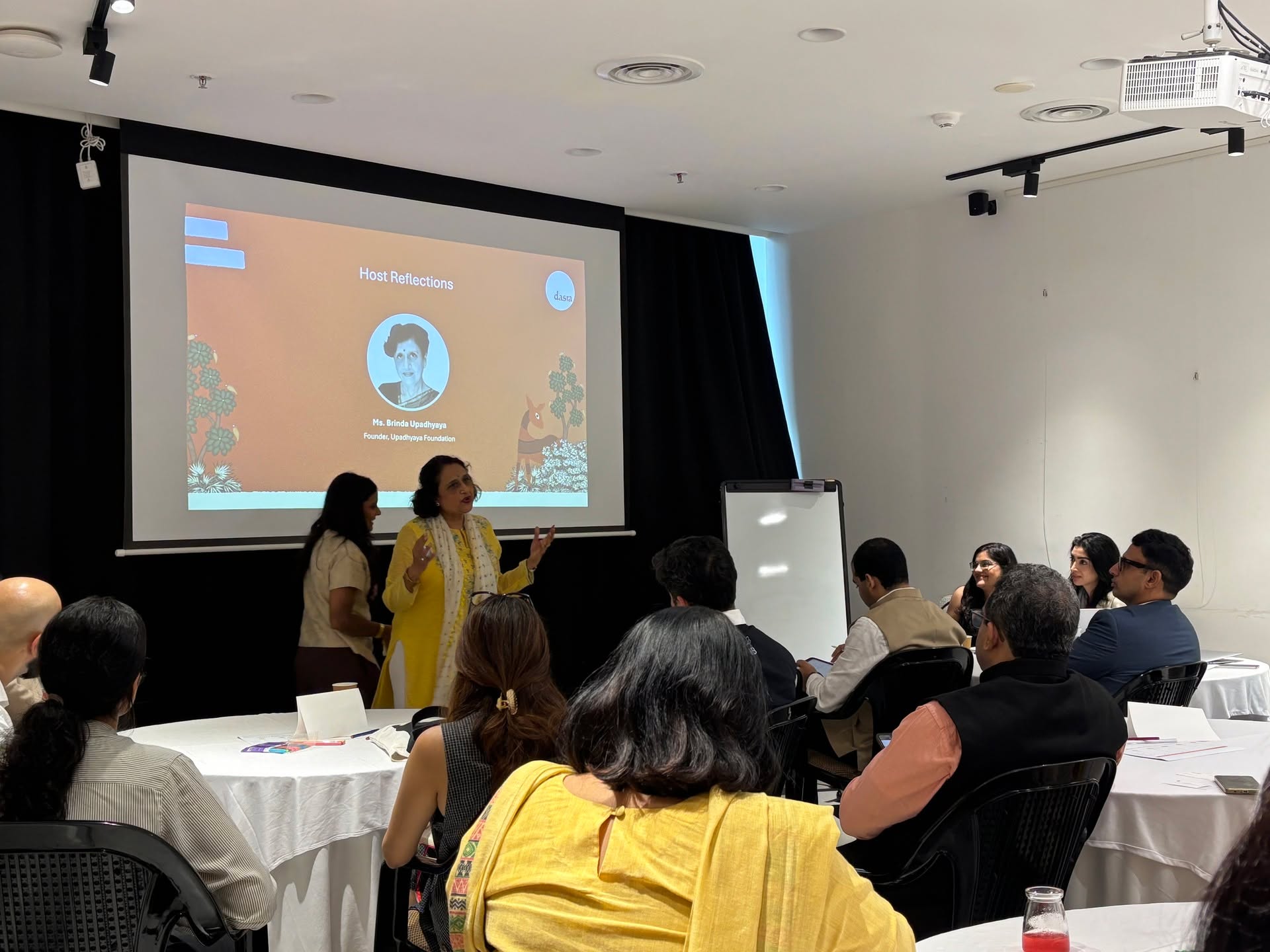 On 16 July 2026, Upadhyaya Foundation was pleased to host @dasraindia's Consultative Workshop on Strategic Philanthropy in India at our office in Mumbai.
The workshop brought together wealth advisors, family offices, foundation leaders, and other ecosystem stakeholders to explore how philanthropy in India can become more strategic, collaborative, and impactful. It is encouraging to see philanthropy itself becoming the focus of more conversations, with growing recognition of the role the wider ecosystem can play in supporting thoughtful, long-term giving.
Our Co-founder, Brinda Upadhyaya, welcomed participants by sharing the Foundation's approach to philanthropy. She spoke about the importance of flexible, unrestricted funding, investing in the long-term capacity of nonprofit organisations, and supporting underrepresented causes such as animal welfare, where catalytic philanthropy can make a meaningful difference. She also reflected on the value of collaboration and trust in helping the social sector thrive.
Thank you to Dasra for bringing together such a thoughtful group of leaders to contribute to this important research. We look forward to seeing the insights from the study help strengthen India's philanthropic ecosystem.
#StrategicPhilanthropy #Philanthropy #SocialImpact #CollaborativeGiving #CapacityBuilding