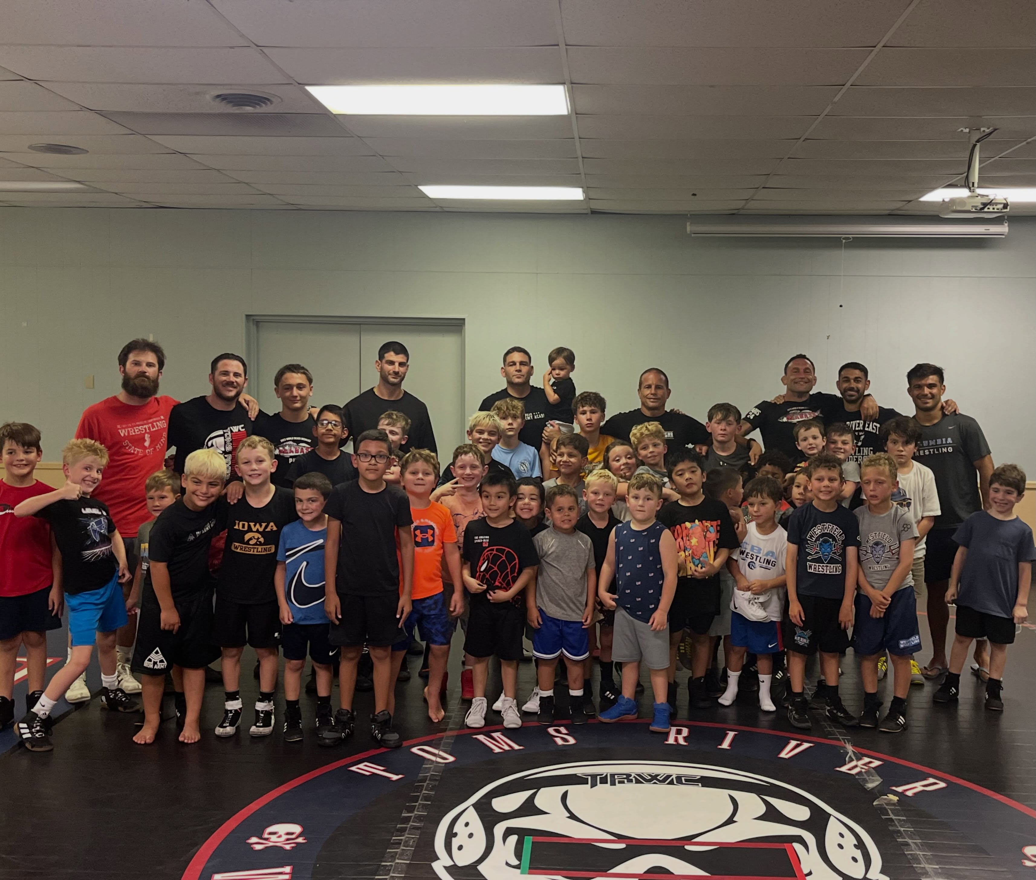 Thanks @tomsriverwrestlingclub @stevestriff for having us. Many great memories and friendships were created with this Toms River community. Together we’ve developed some of the shores and NJ State’s greatest wrestlers and a UFC World Champion. Tonight had plenty of full circle moments with all the #TRWC Alumni and second generation wrestlers enjoying the mats. Thanks to @frankieedgar @sebastiannriveraa @vinniedellefave @mark_v1ncent @holidayservicecenter @santino_edgar @taylor_michael_kau #Bugs @psternlieb @vprozzo for stopping in to help or just say Hi. Glad to see everyone doing well #KeepDoin