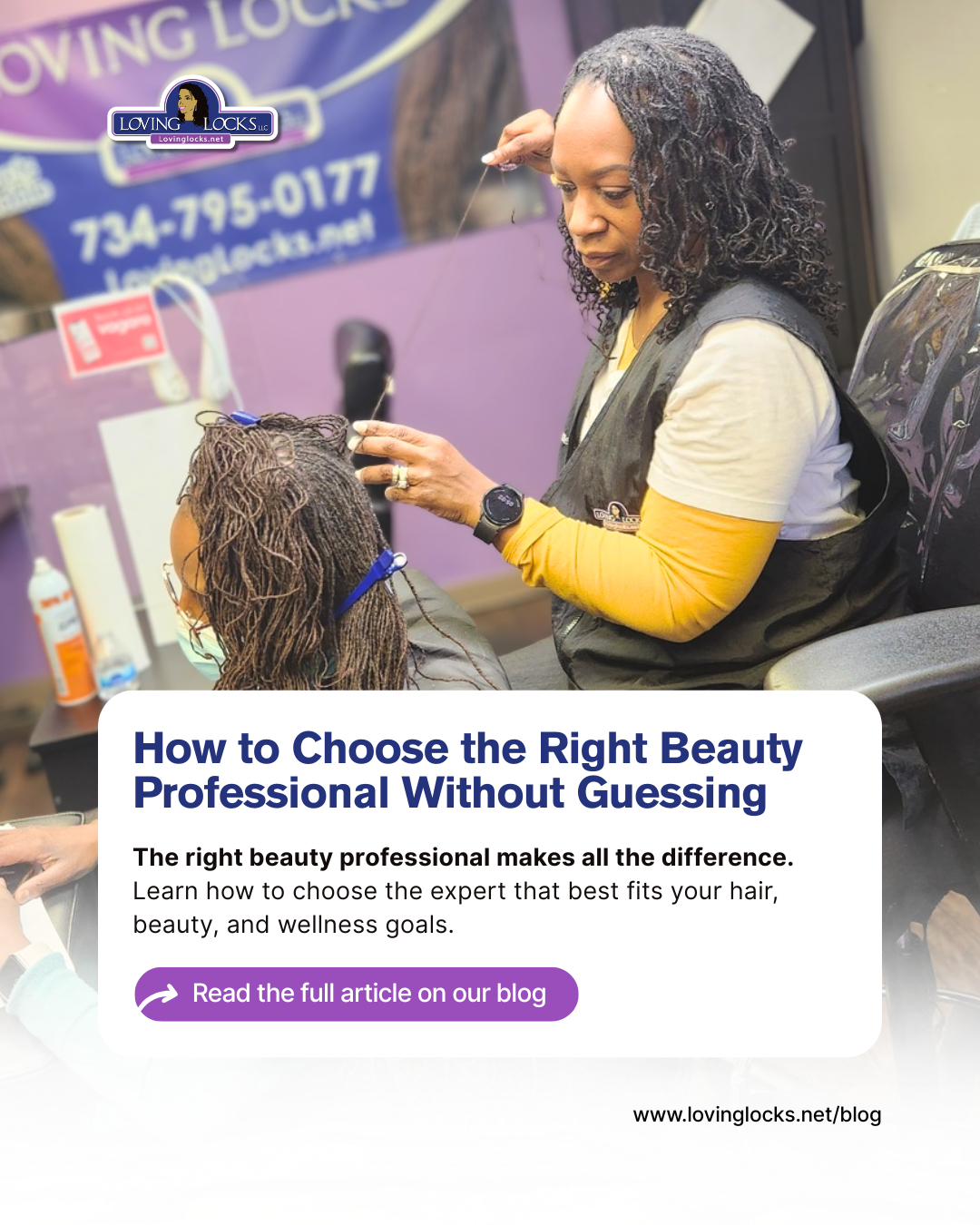 Finding the right beauty professional shouldn't feel like trial and error.
Whether you're looking to start your Sisterlocks journey, maintain your locs, find a trusted barber, or connect with another beauty professional, choosing someone with the right expertise can make all the difference.
Our latest blog shares practical tips to help you book with confidence and introduces the Loving Locks Business Collective—a community of independent beauty professionals, all in one place.
Read the full article on our website. Link in bio.
#sisterlocks #barber #postopclinic #microlocks #plymouth #michigan