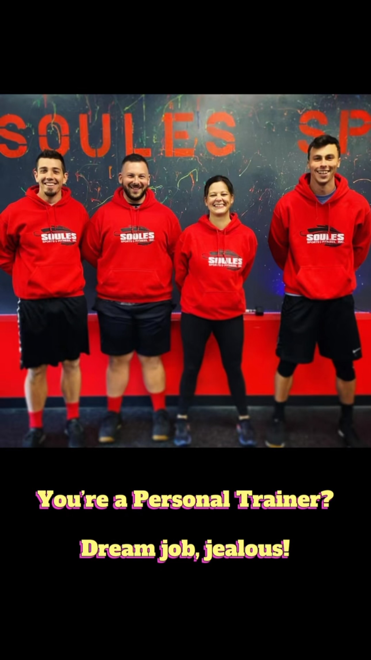Personal trainers wear many hats 🎩
But we sure love what we do - and all the dozens of facets of it every day 🤪🤪
#personaltrainer #coach #fit #fitness #wehavefun