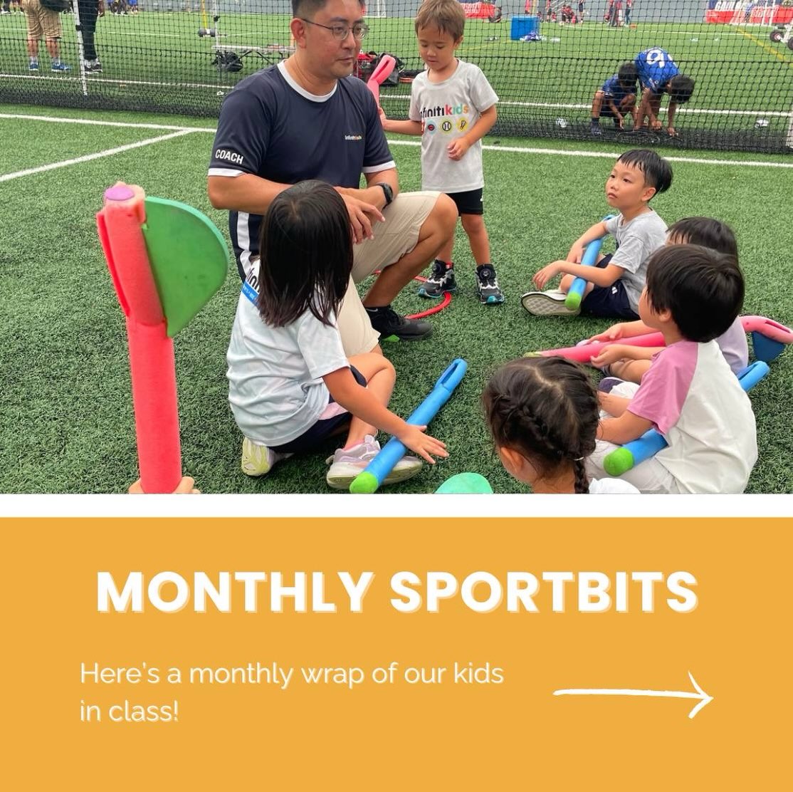 This month’s Sportbits are in! 🏉🎖️
Our 9am kids had a month of rugby where they develop confidence and coordination, while our 10am kids discovered the basics of javelin through age-appropriate games!
#infinitikids #multisports#multisportsacademy #activekids #sgkids