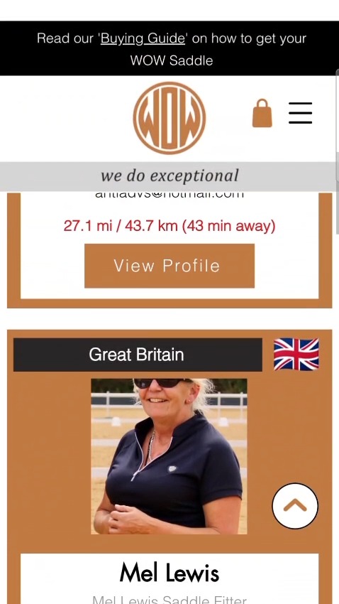 Looking for your nearest WOW fitter? 👀
Our network of trained fitters is ready to help you find your perfect saddle.
📍 Find yours: wowsaddles.com/fitters