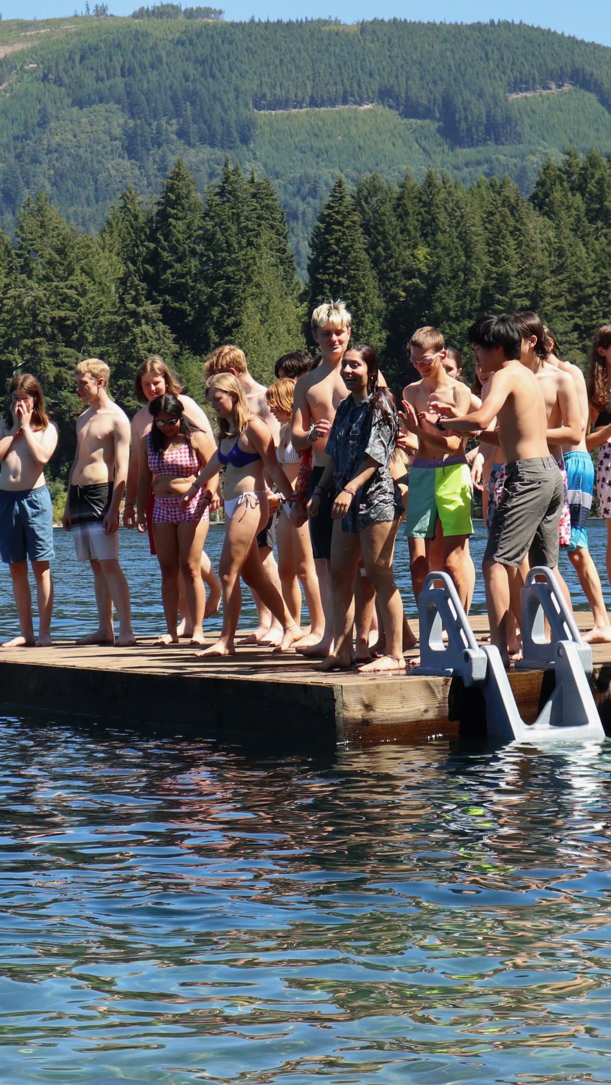 Forever grateful for the beautiful lake we get to swim on 🌱 #summercamp #youthleadership #lakecowichan
